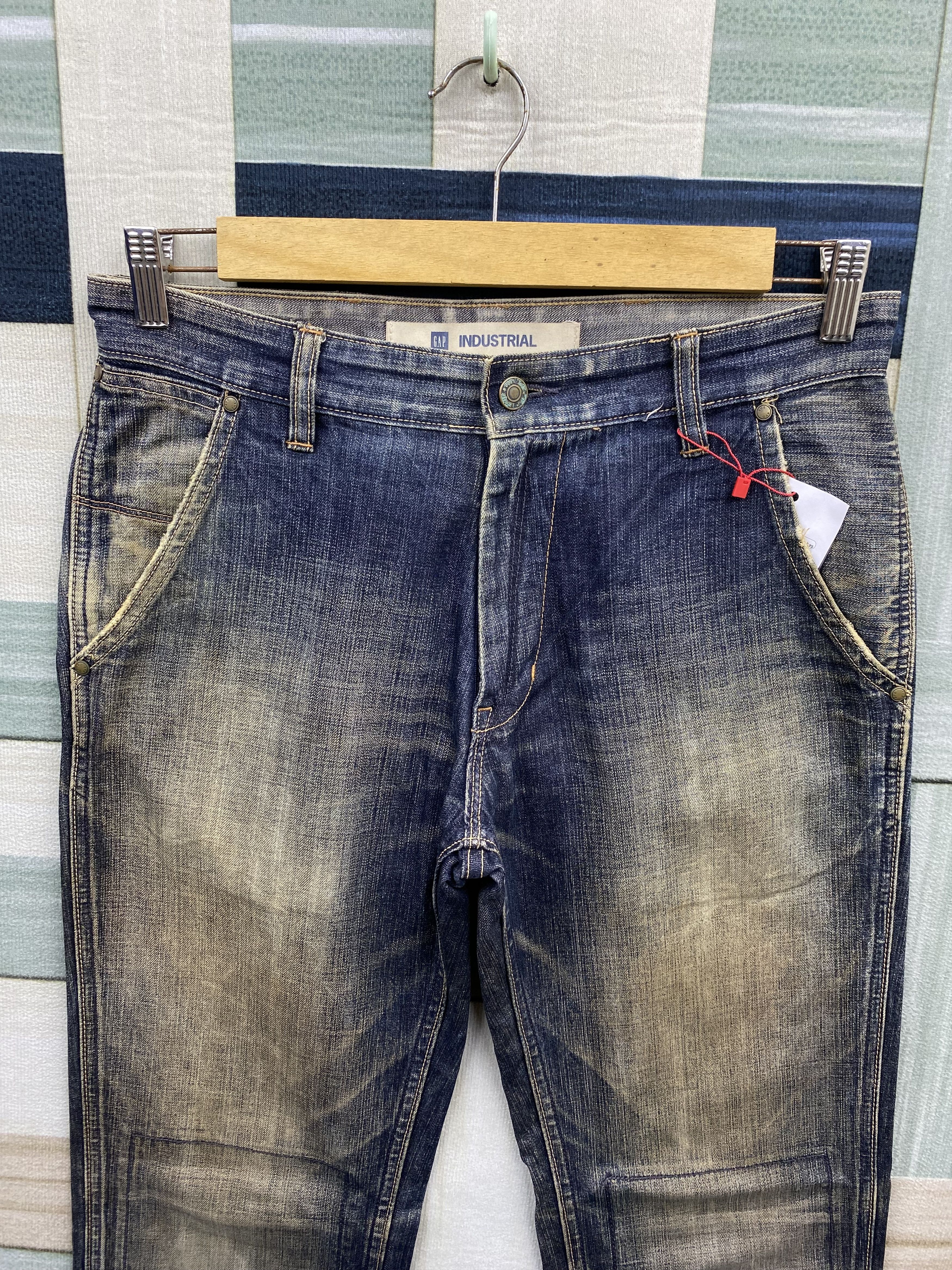 Gap Vintage Gap Distress Rusty Fade Blue Denim Jean Size US 31 - 3 Thumbnail