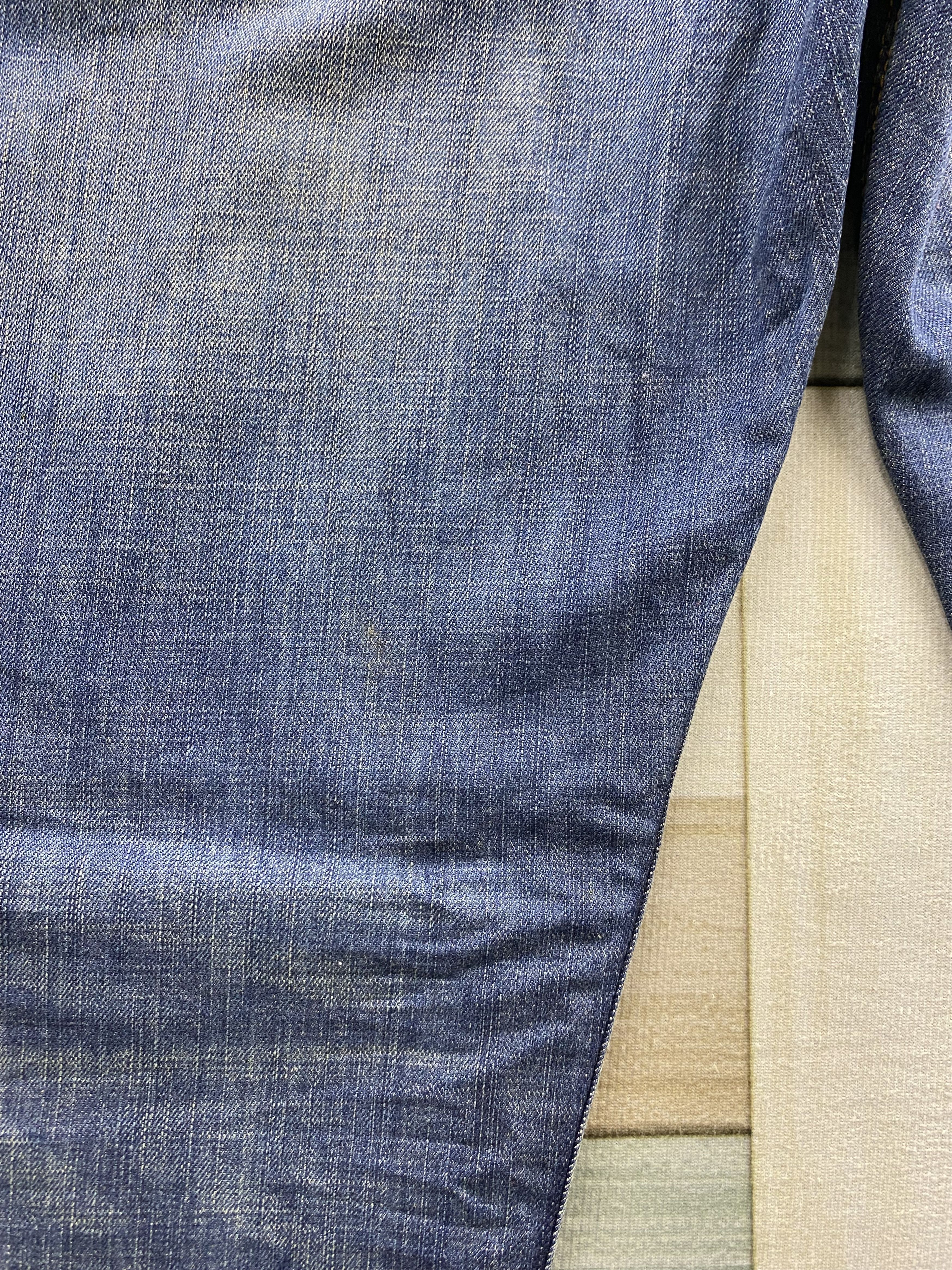 Superdry Japanese Brand Superdry Light Distress Fade Blue Denim Jean Size US 34 / EU 50 - 16 Thumbnail