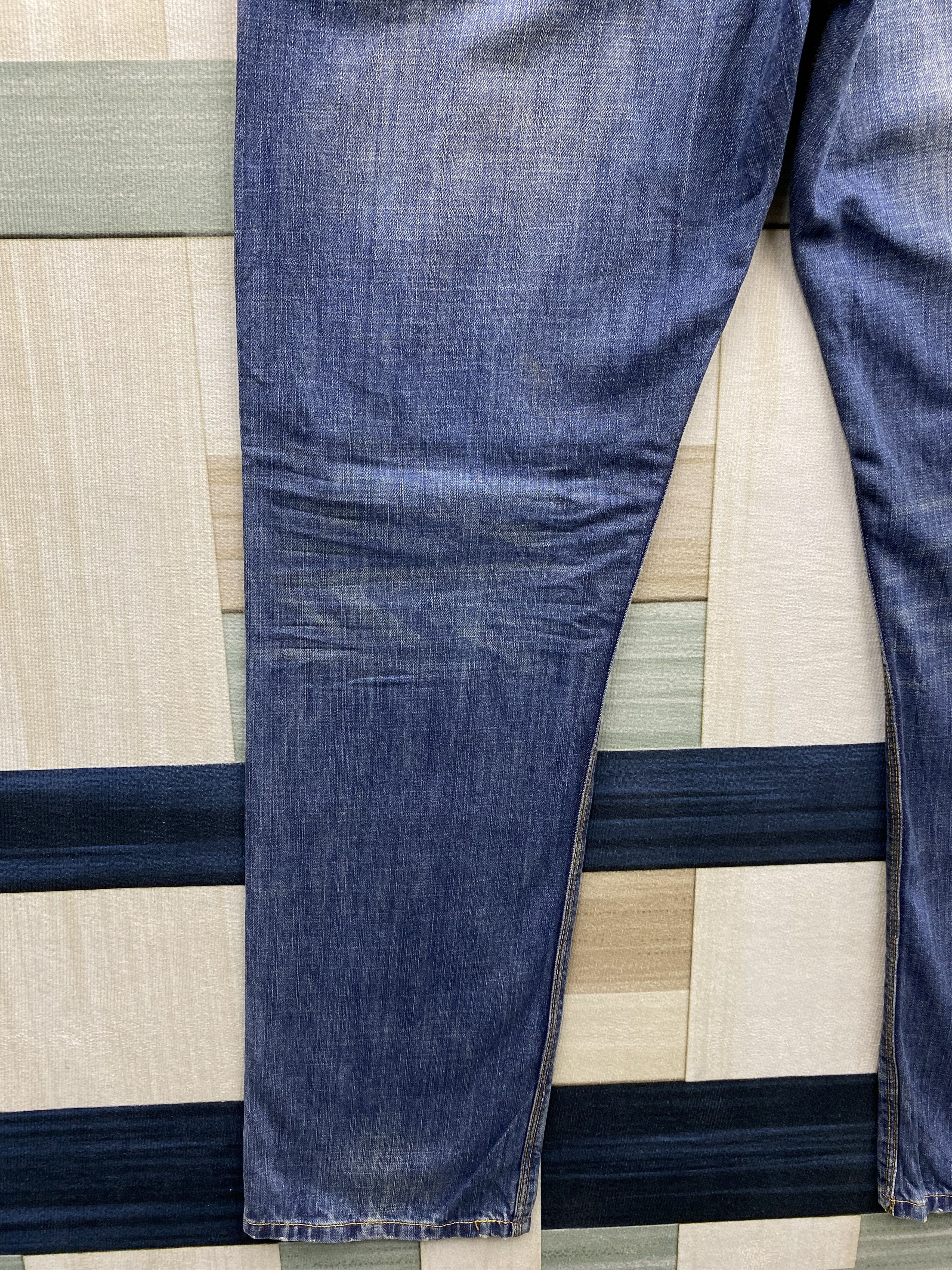 Superdry Japanese Brand Superdry Light Distress Fade Blue Denim Jean Size US 34 / EU 50 - 12 Thumbnail