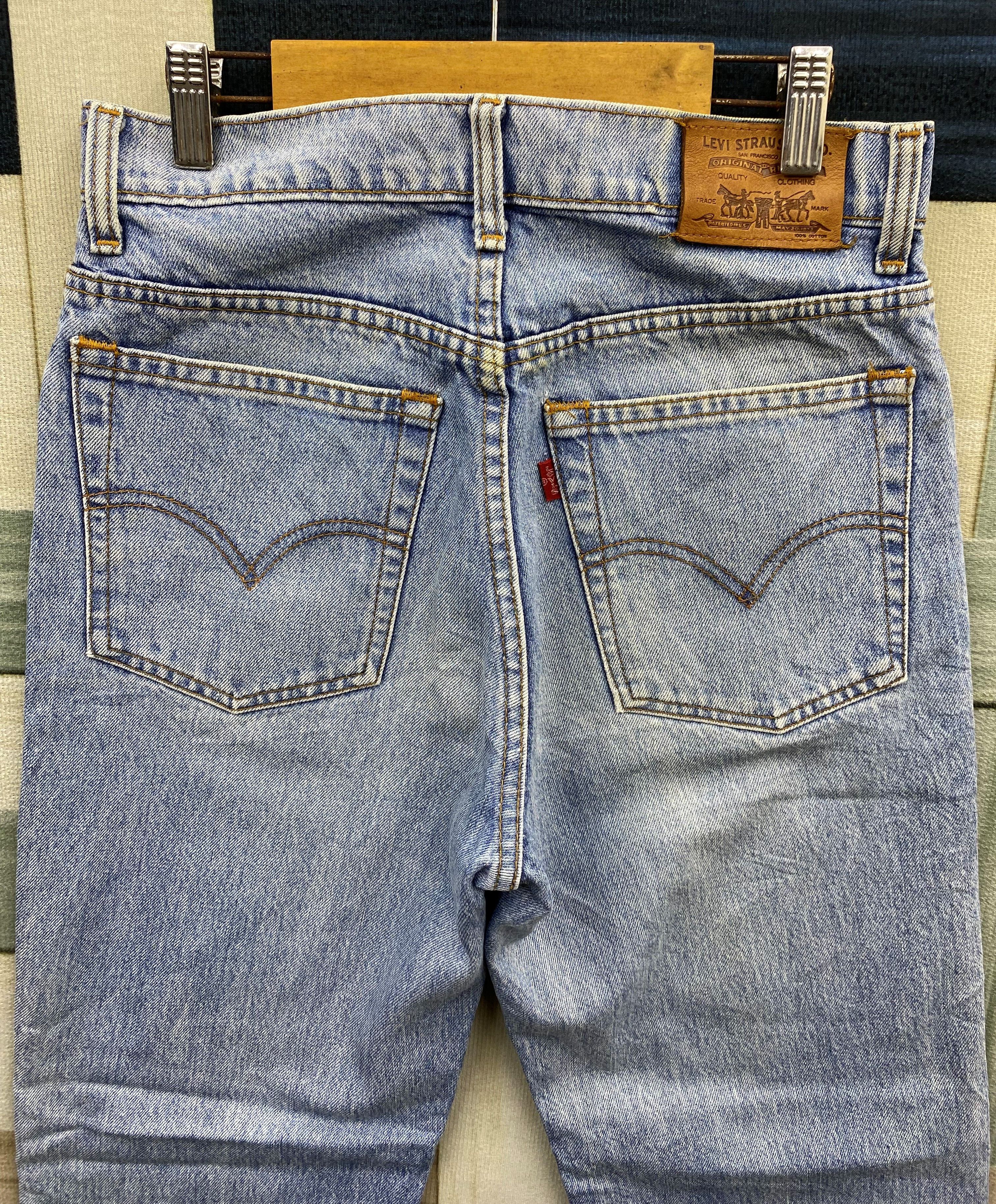Levi's Vintage 90's Levi's Faded Blue Denim Jean Size US 28 / EU 44 - 4 Thumbnail