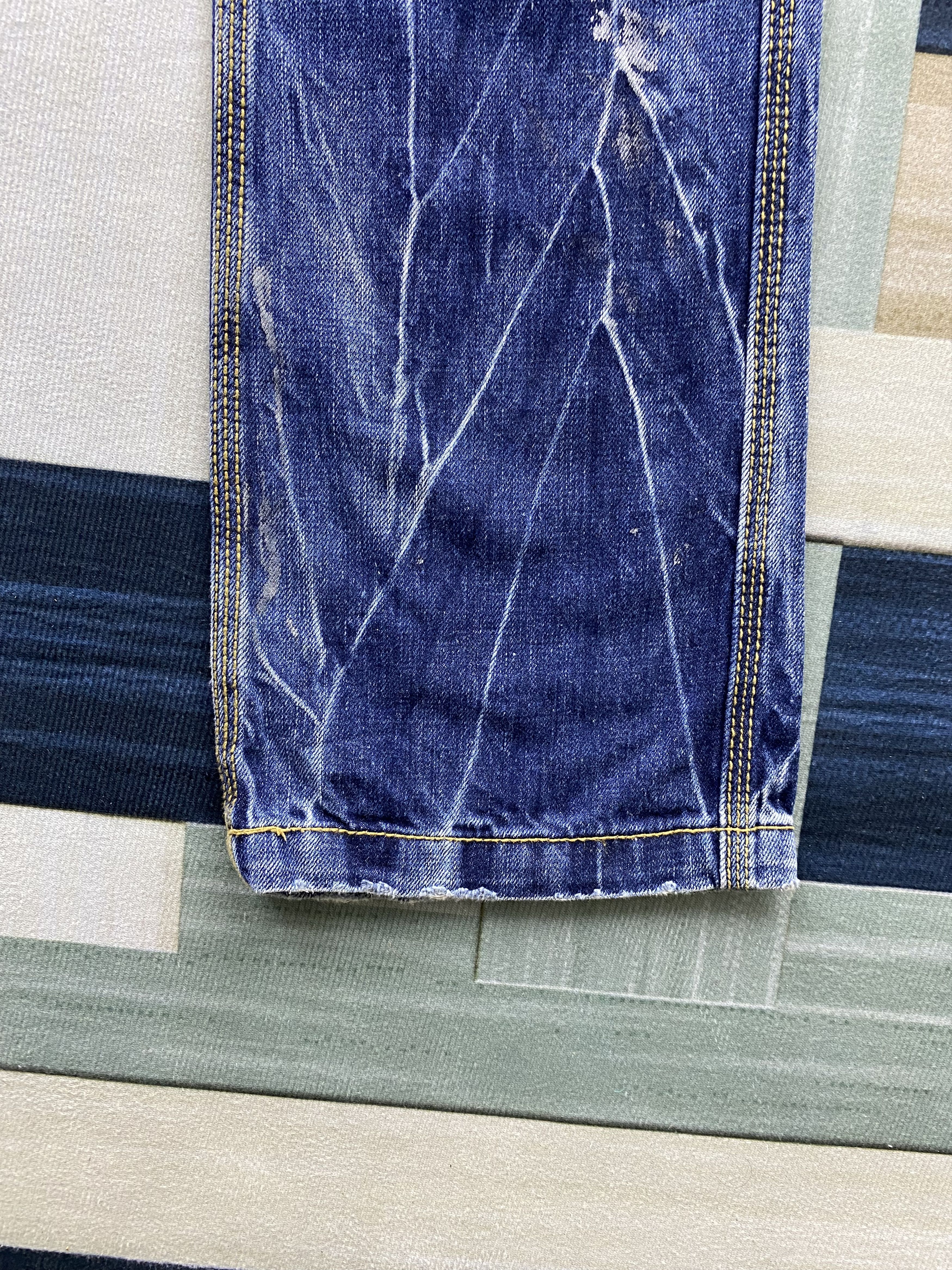 Japanese Brand Vintage Japanese Brand Trim co. Back Buckle Denim Jean Size US 32 / EU 48 - 9 Thumbnail