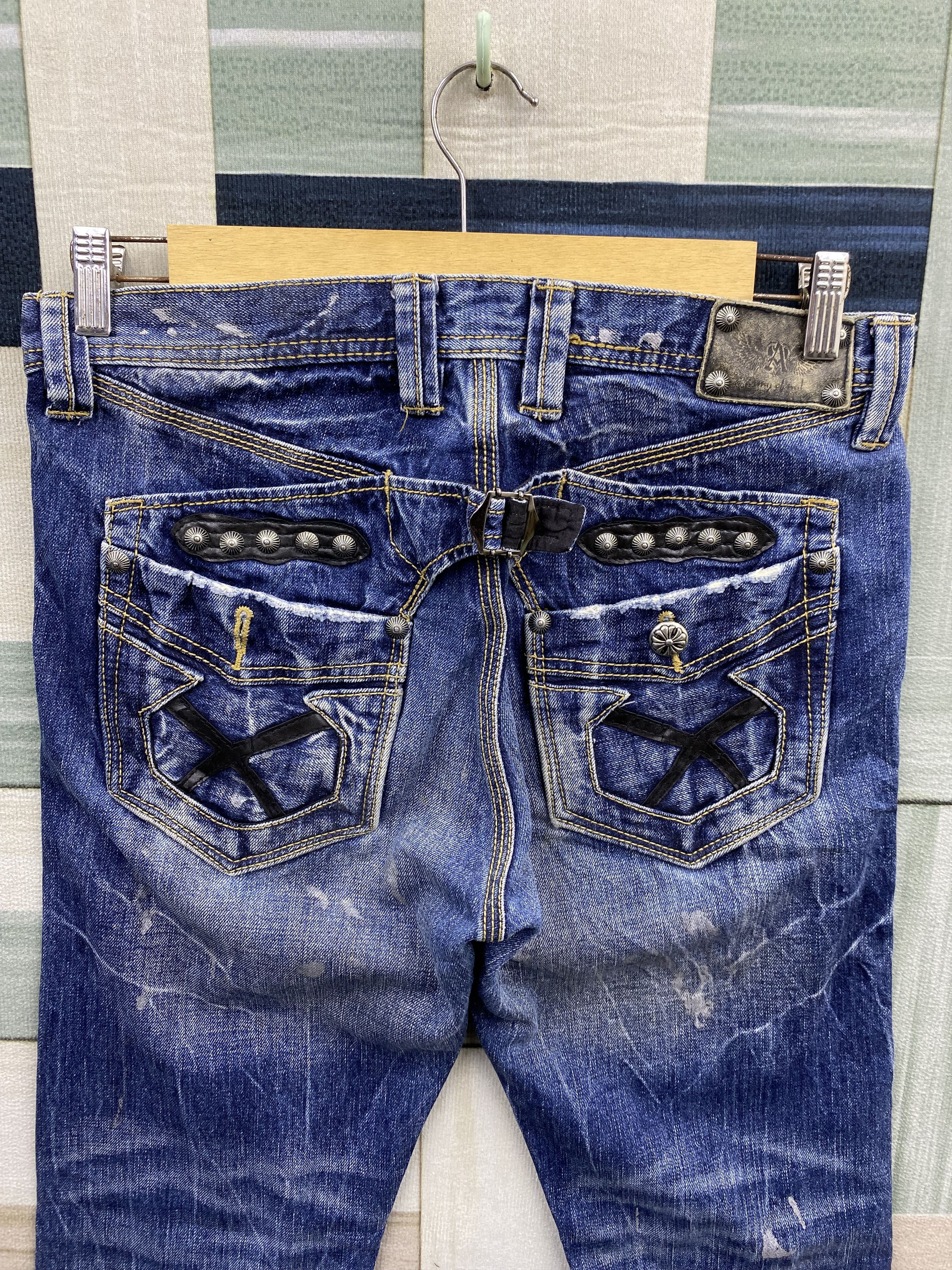 Japanese Brand Vintage Japanese Brand Trim co. Back Buckle Denim Jean Size US 32 / EU 48 - 4 Thumbnail