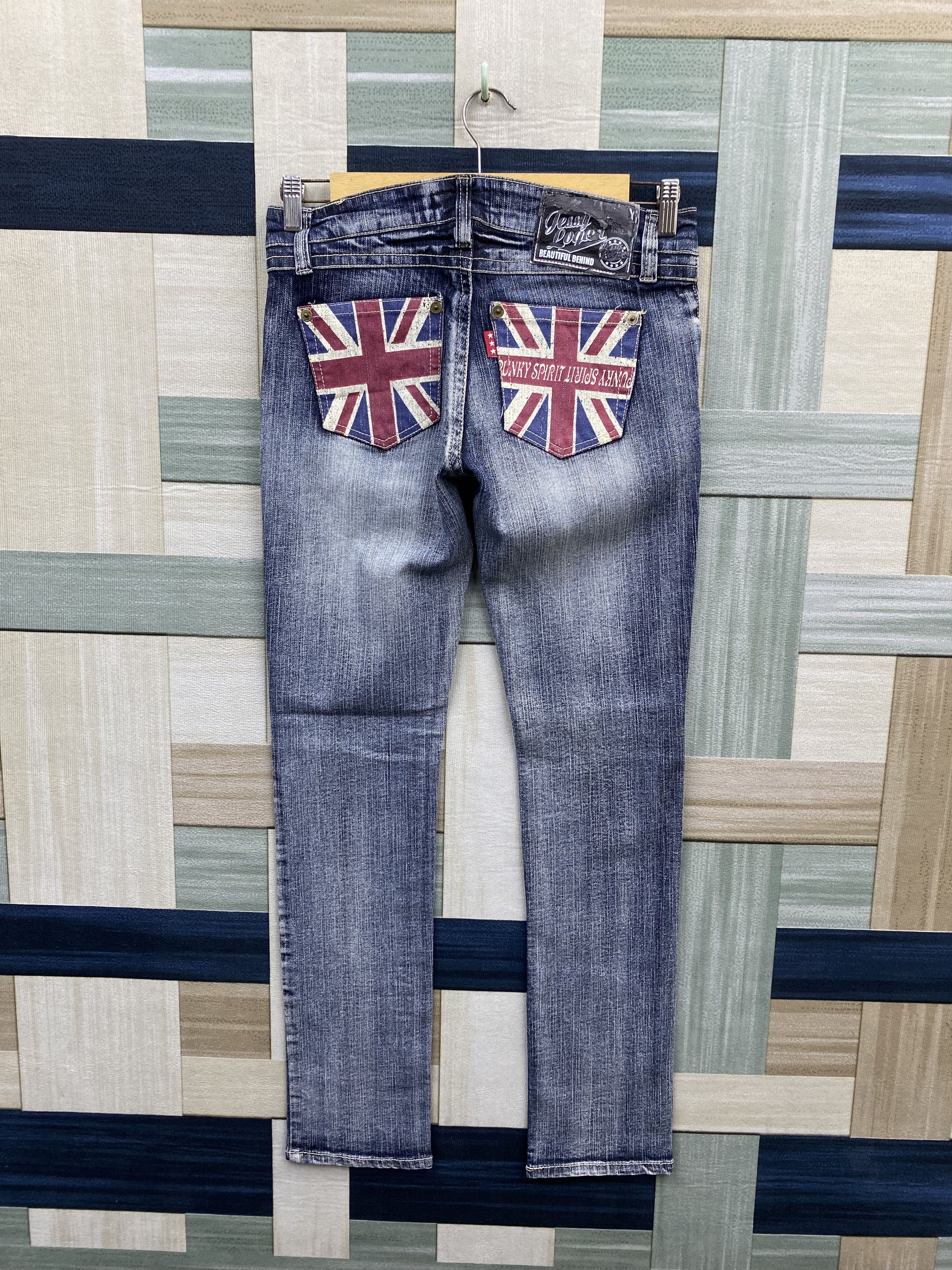 Japanese Brand × Vintage Japanese Brand Speed Thrash Skinny Faded Style Denim Jean Size 31" - 10 Thumbnail