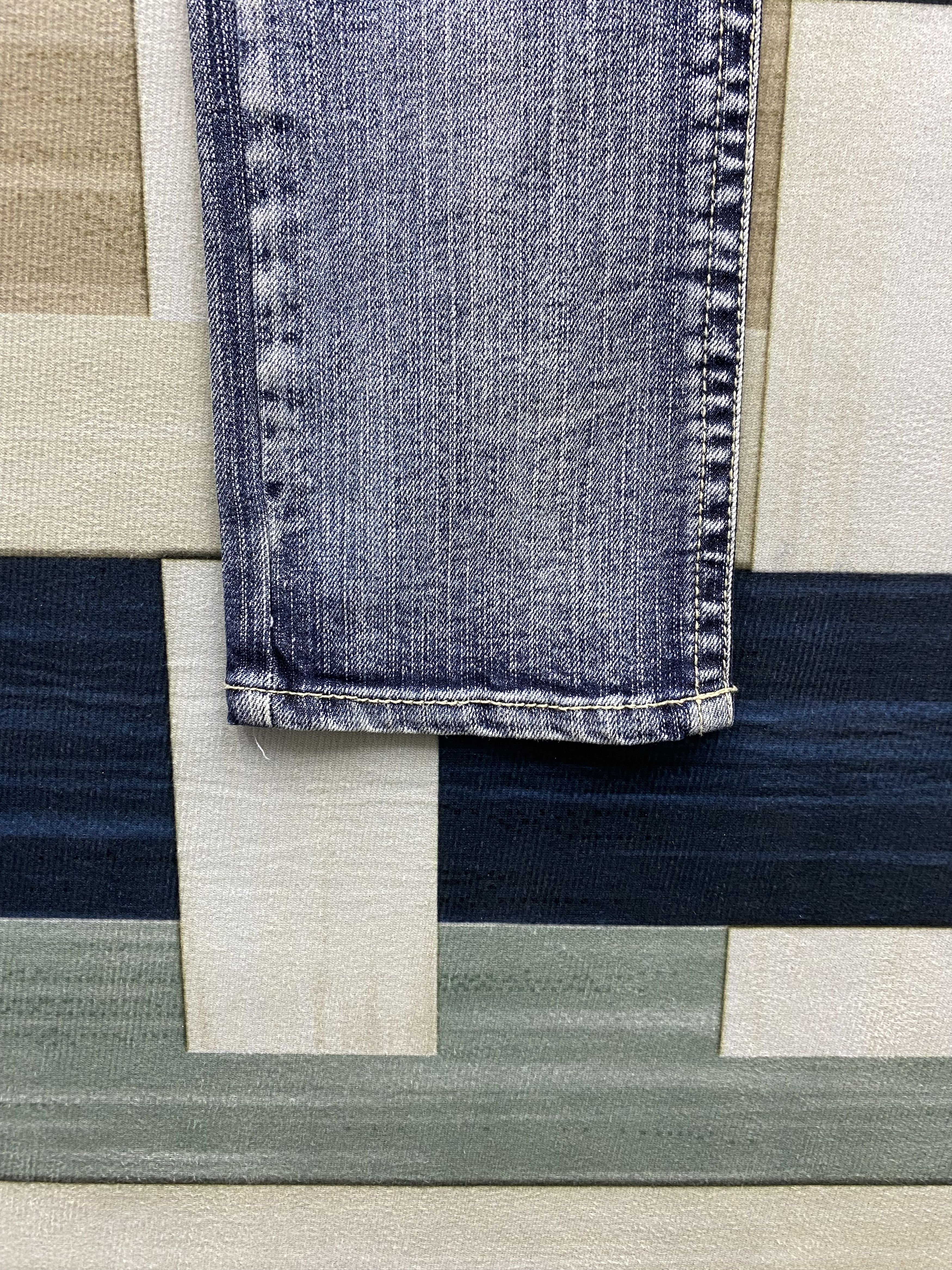Japanese Brand × Vintage Japanese Brand Speed Thrash Skinny Faded Style Denim Jean Size 31" - 7 Thumbnail