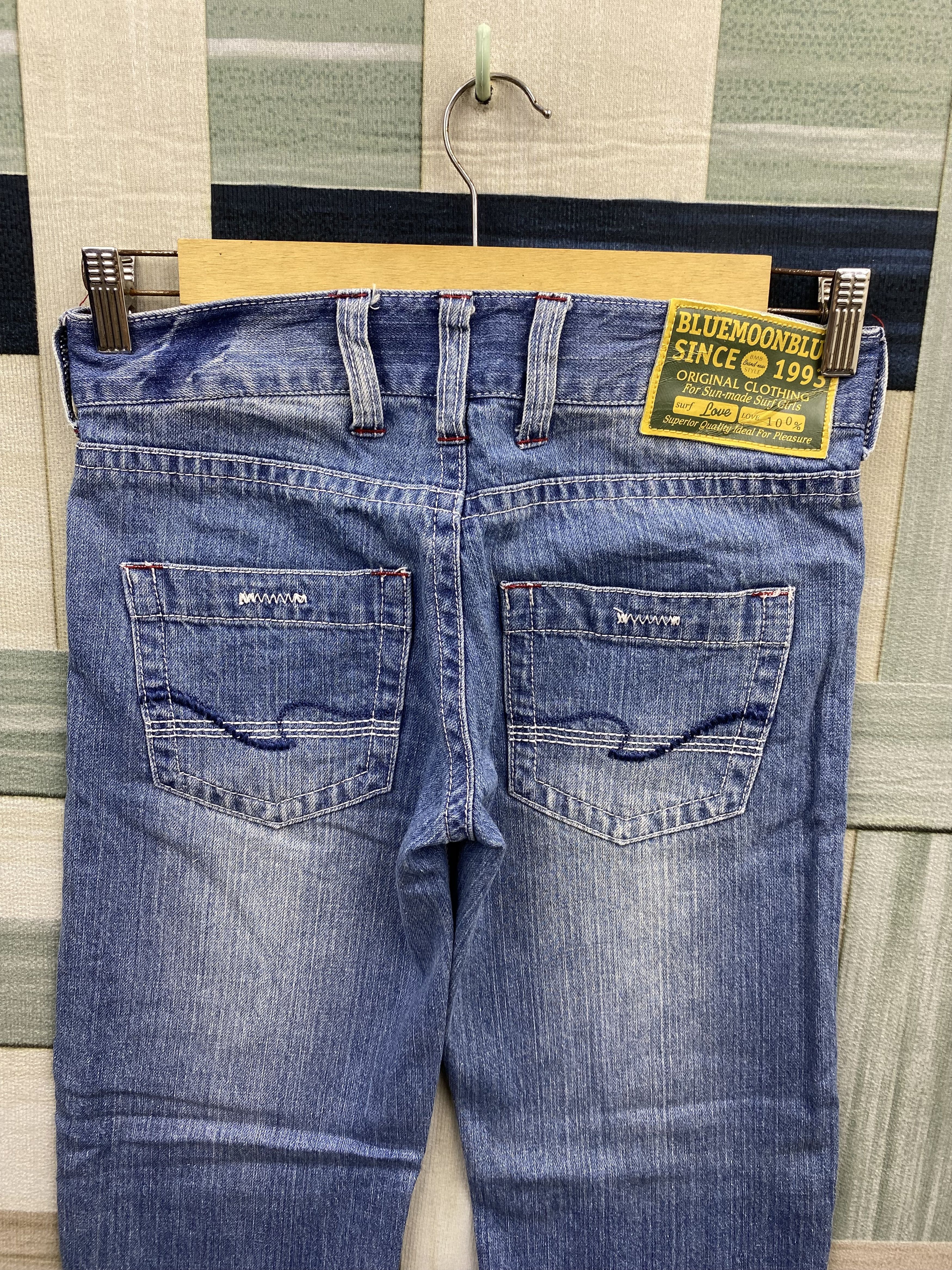 Japanese Brand Japanese Brand Blue Moon Blue Printed Denim Jean Size 26" / US 2 / IT 38 - 11 Thumbnail