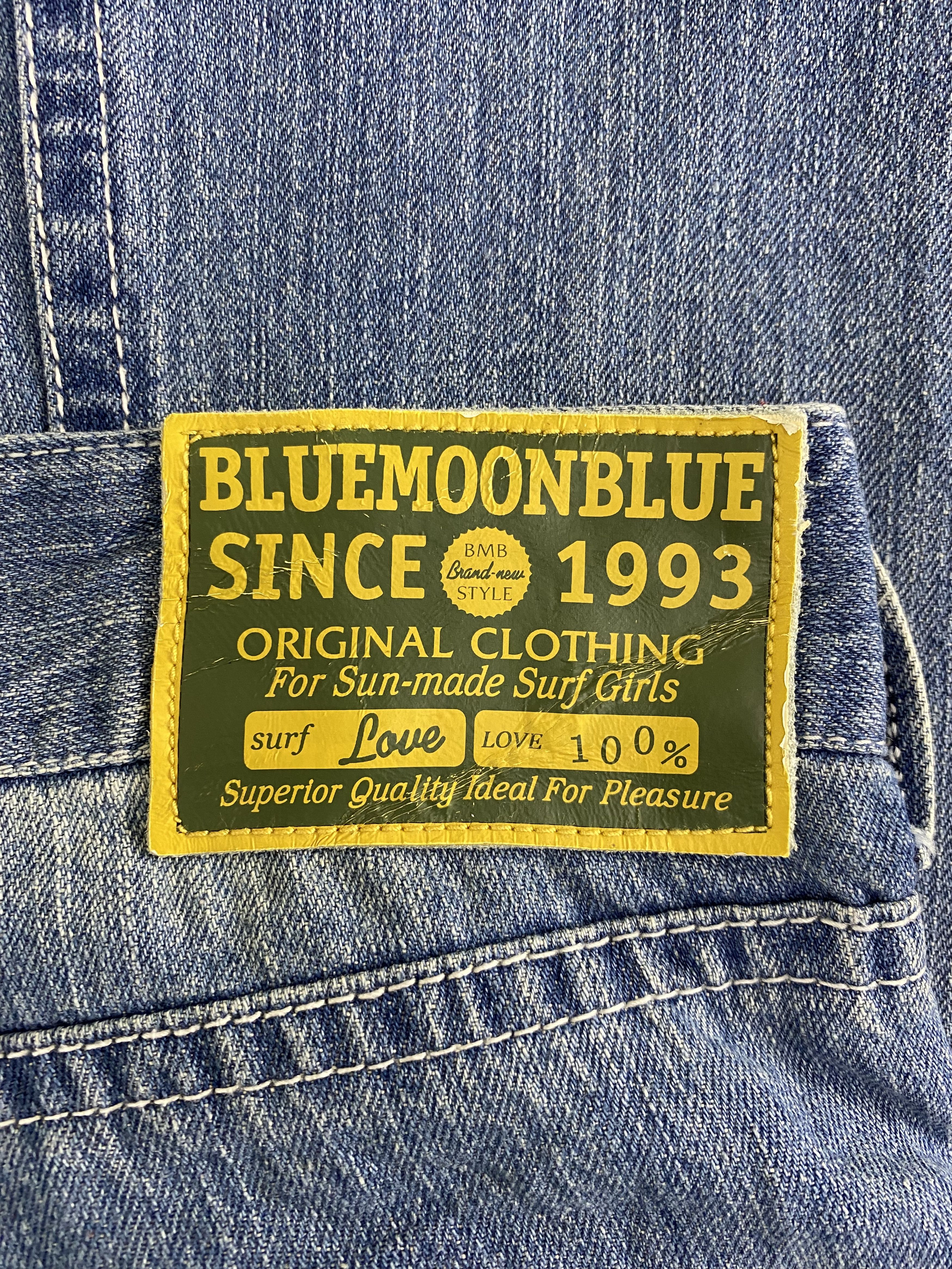 Japanese Brand Japanese Brand Blue Moon Blue Printed Denim Jean Size 26" / US 2 / IT 38 - 16 Thumbnail