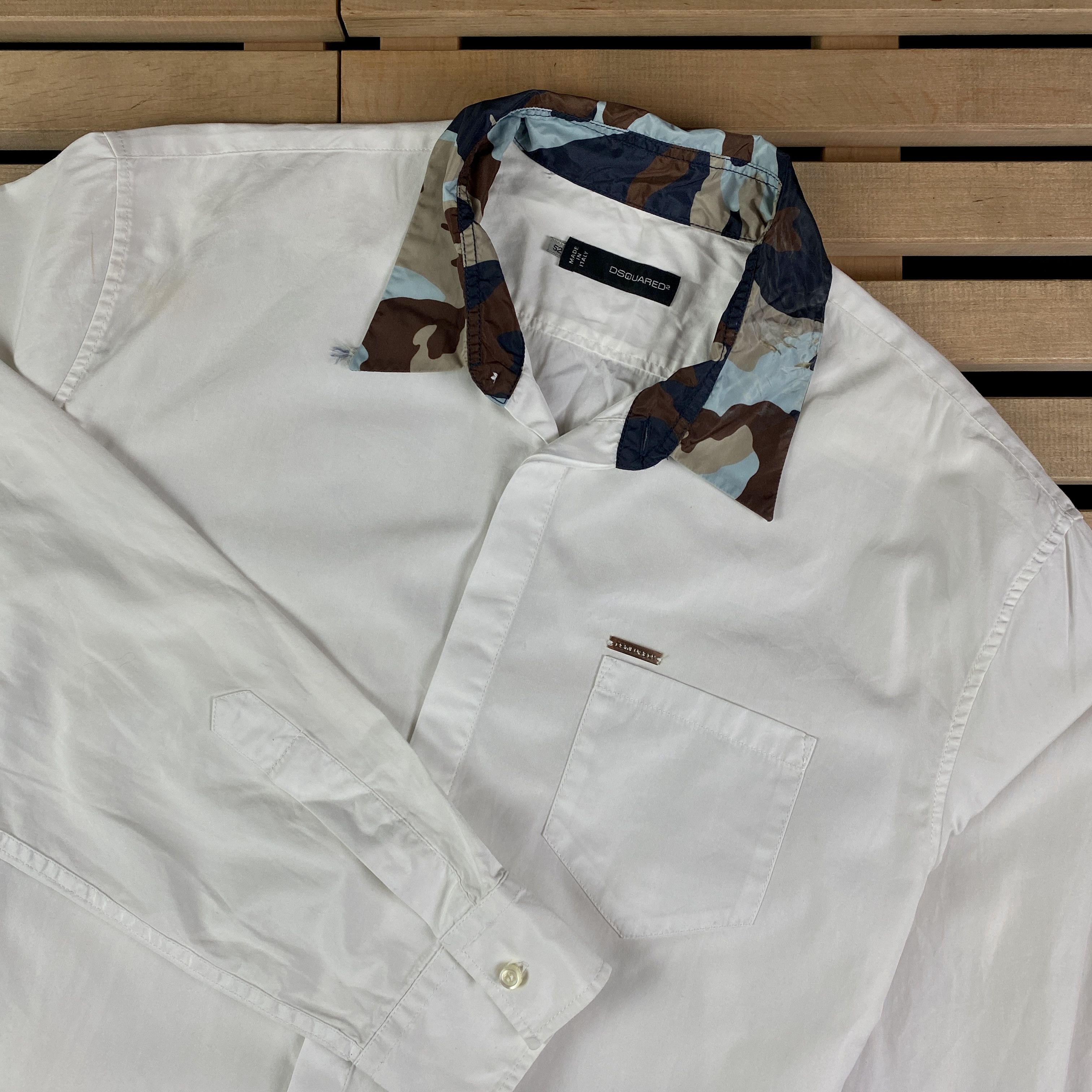 Dsquared2 Mens Shirt Long Sleeve Dsquared2 Size 52 Size US L / EU 52-54 / 3 - 2 Thumbnail