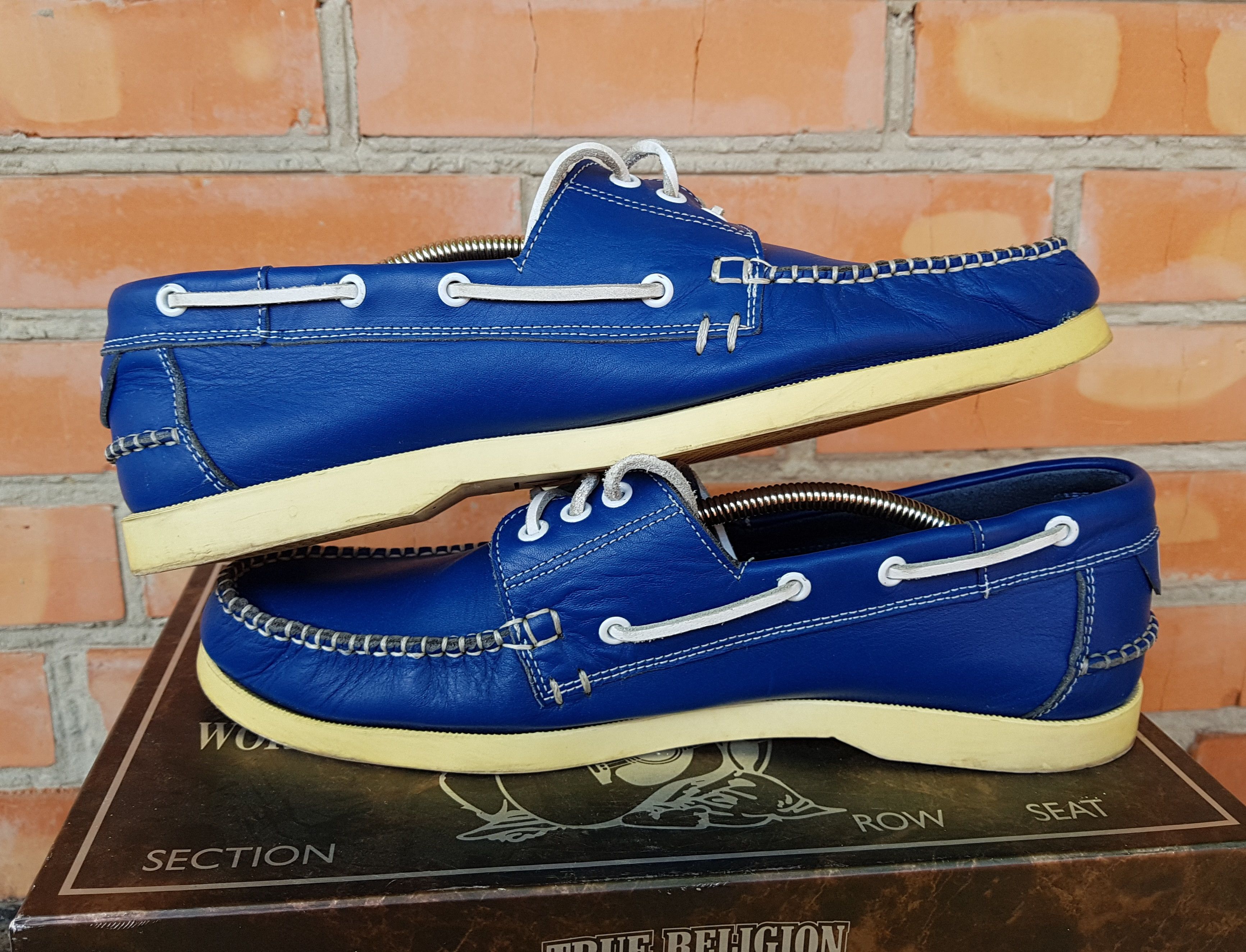 Evisu Vintage Evisu Leather Boat Shoes Size US 10 / EU 43 - 6 Thumbnail