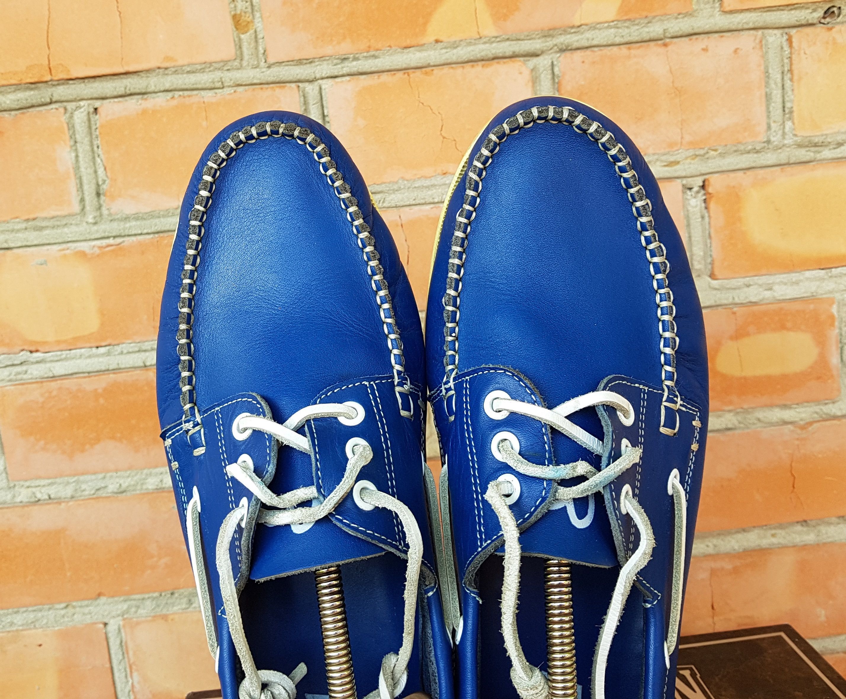 Evisu Vintage Evisu Leather Boat Shoes Size US 10 / EU 43 - 8 Thumbnail