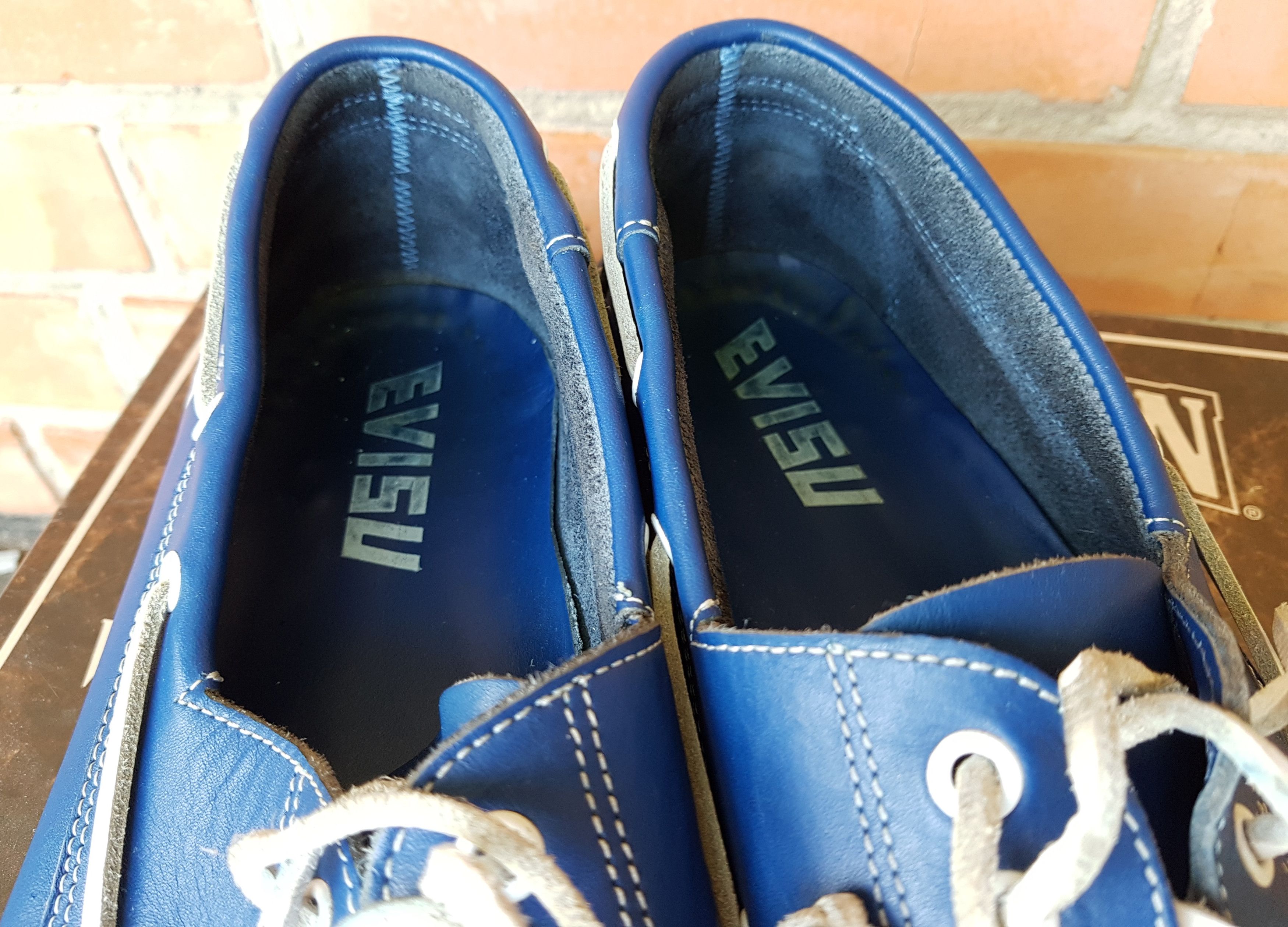 Evisu Vintage Evisu Leather Boat Shoes Size US 10 / EU 43 - 11 Thumbnail