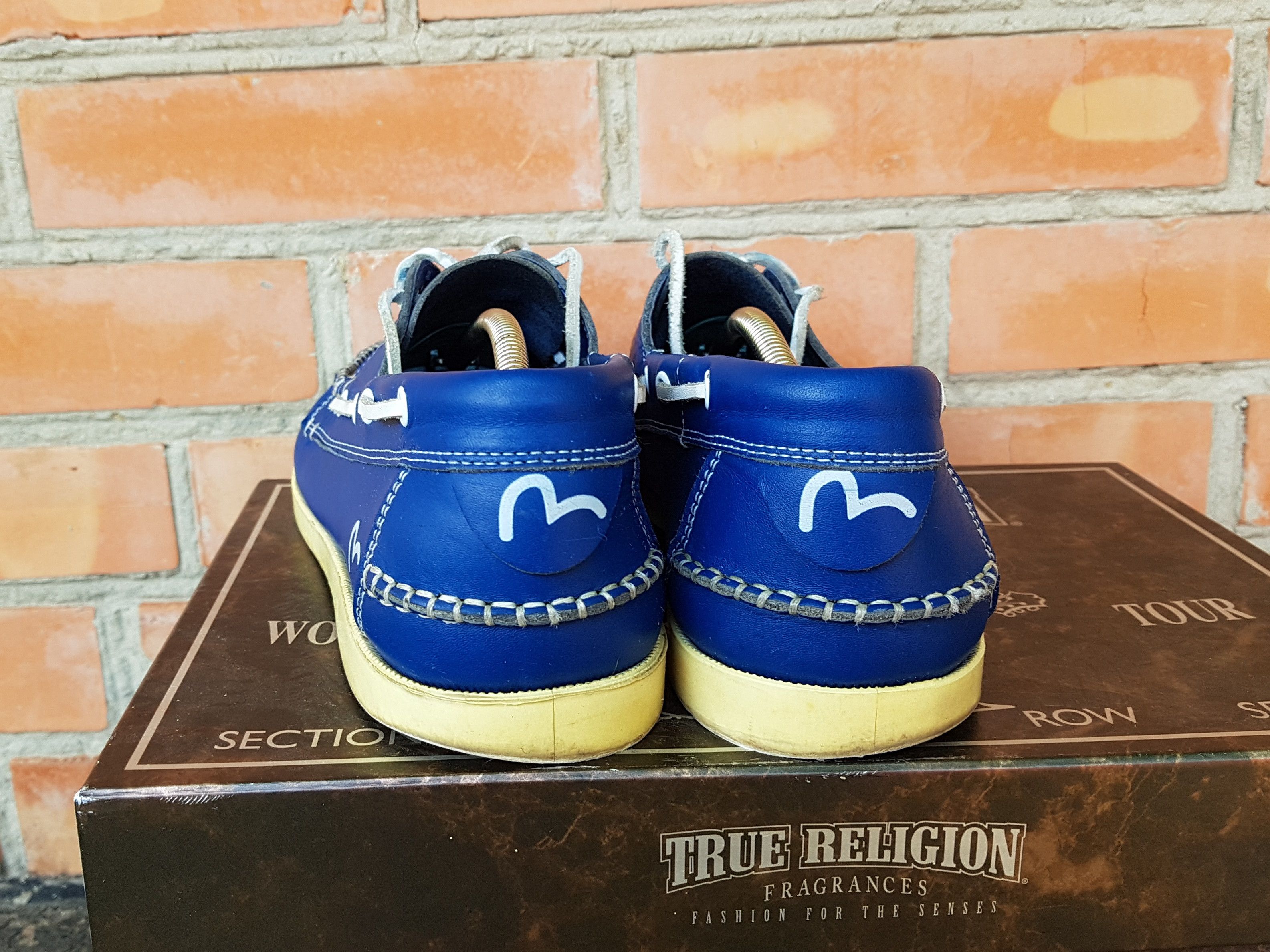 Vintage Evisu Leather Boat Shoes, image size:3169x2377