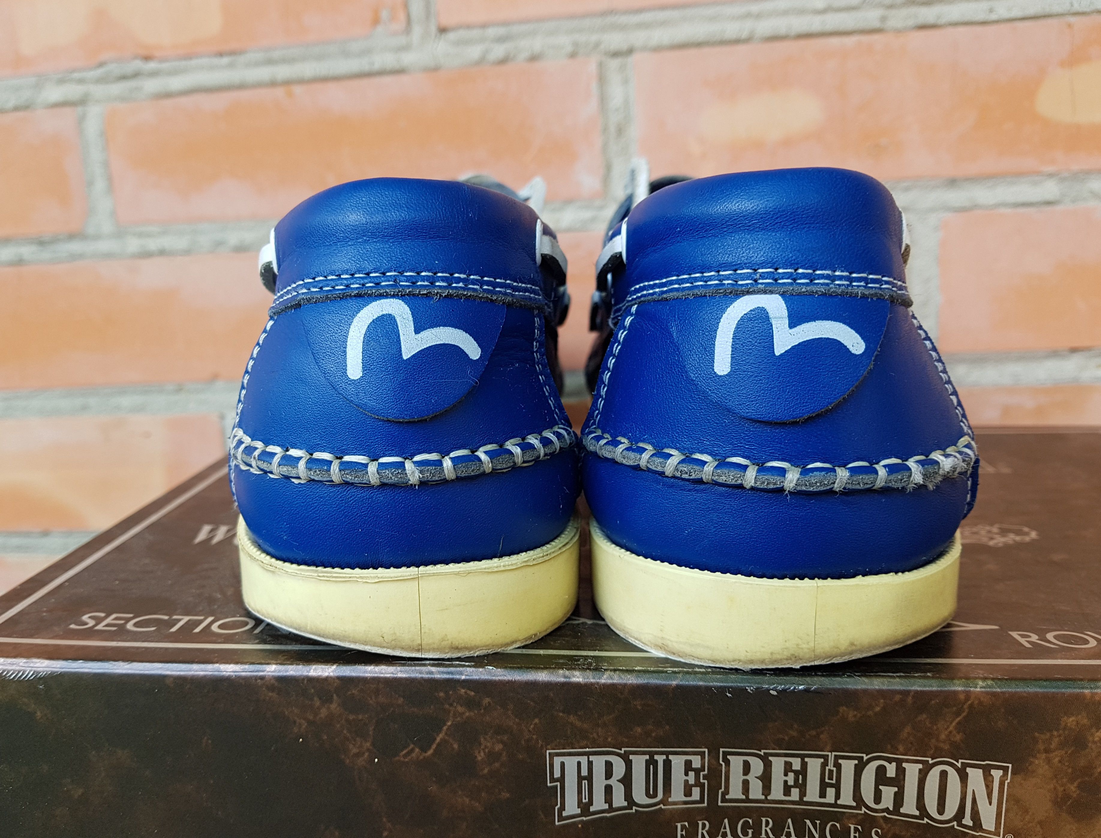 Evisu Vintage Evisu Leather Boat Shoes Size US 10 / EU 43 - 7 Thumbnail