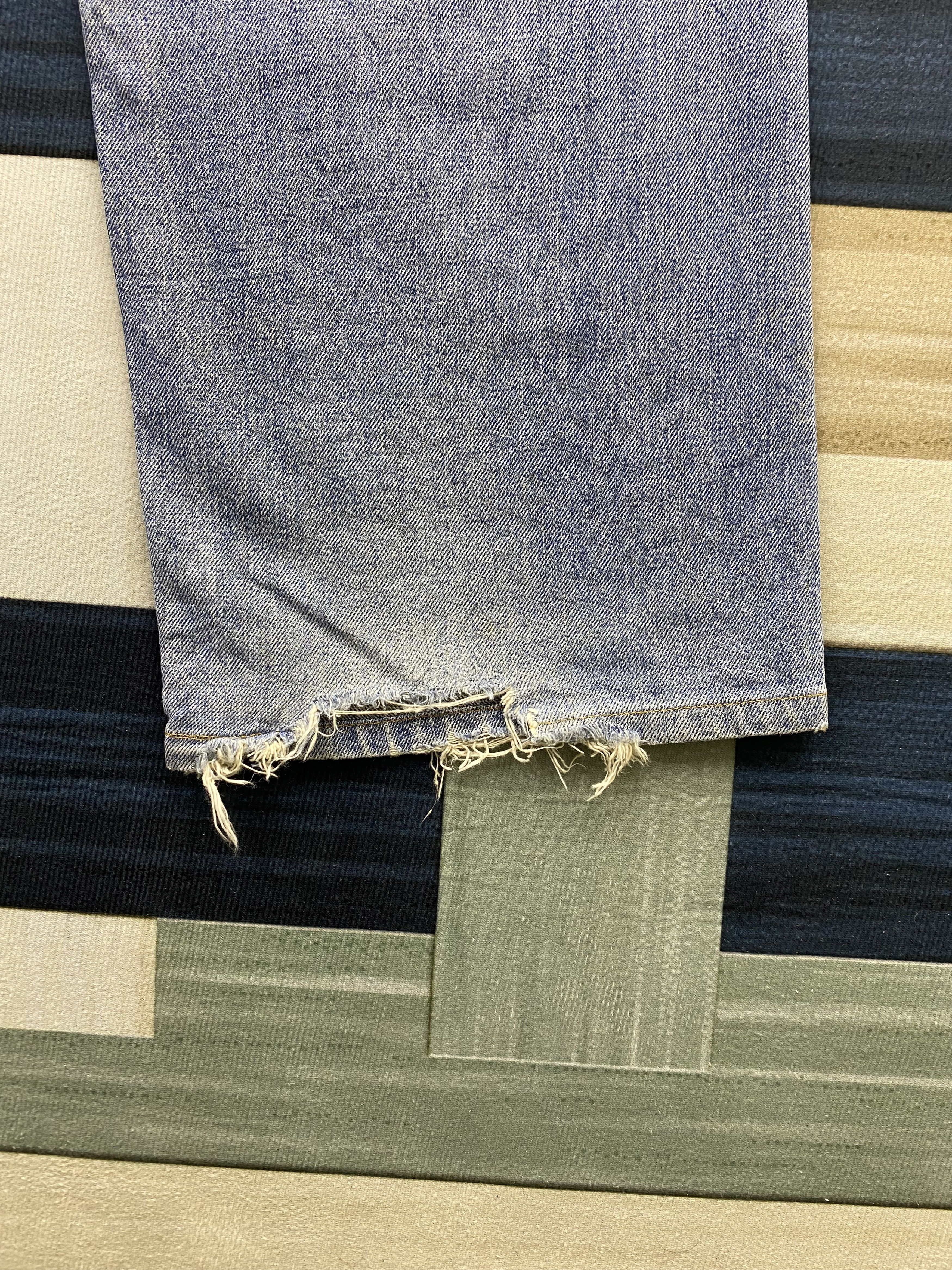 Edwin Vintage Edwin Selvedge Distress Denim Jean Size US 32 / EU 48 - 16 Thumbnail