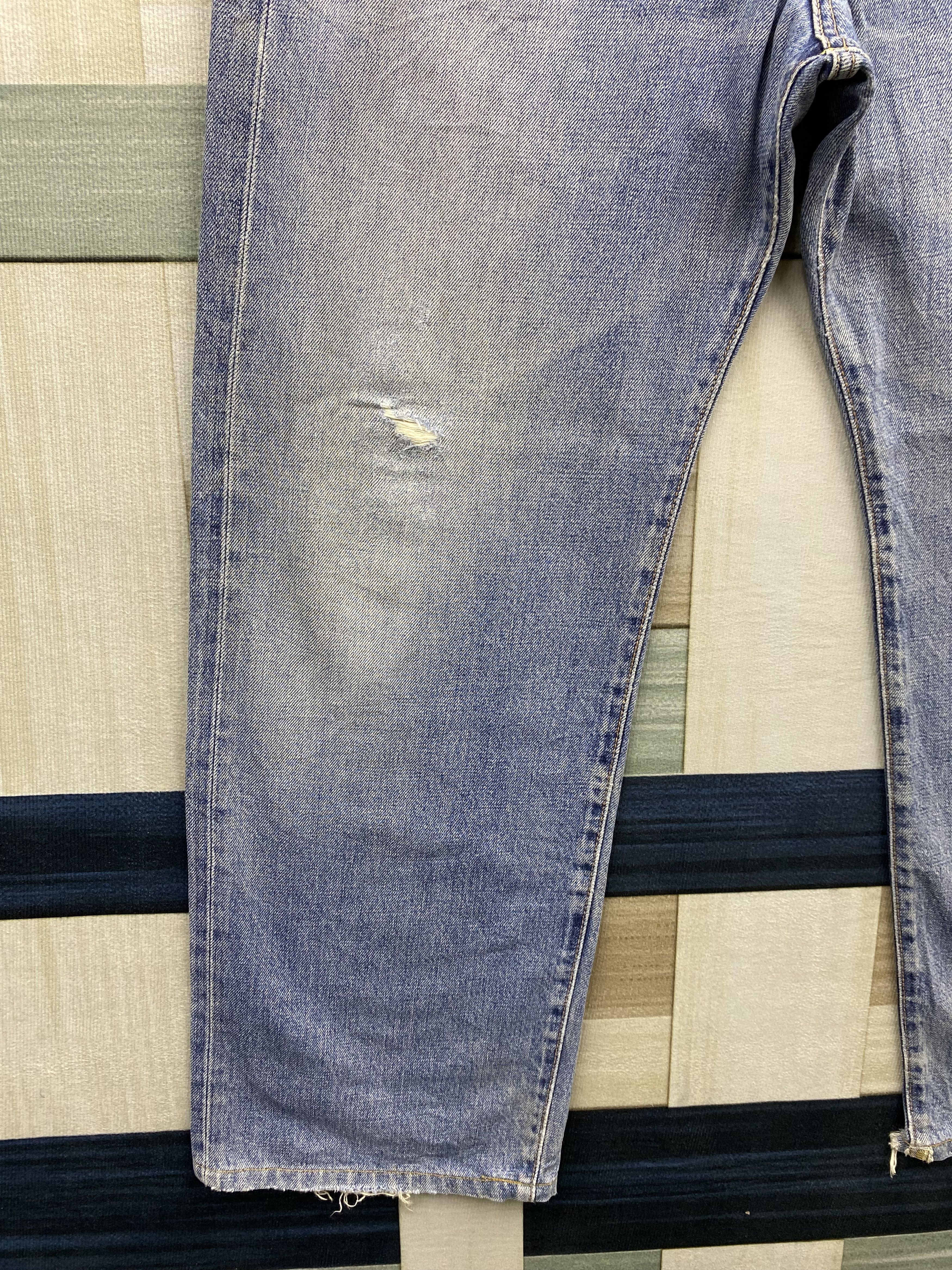 Edwin Vintage Edwin Selvedge Distress Denim Jean Size US 32 / EU 48 - 10 Thumbnail