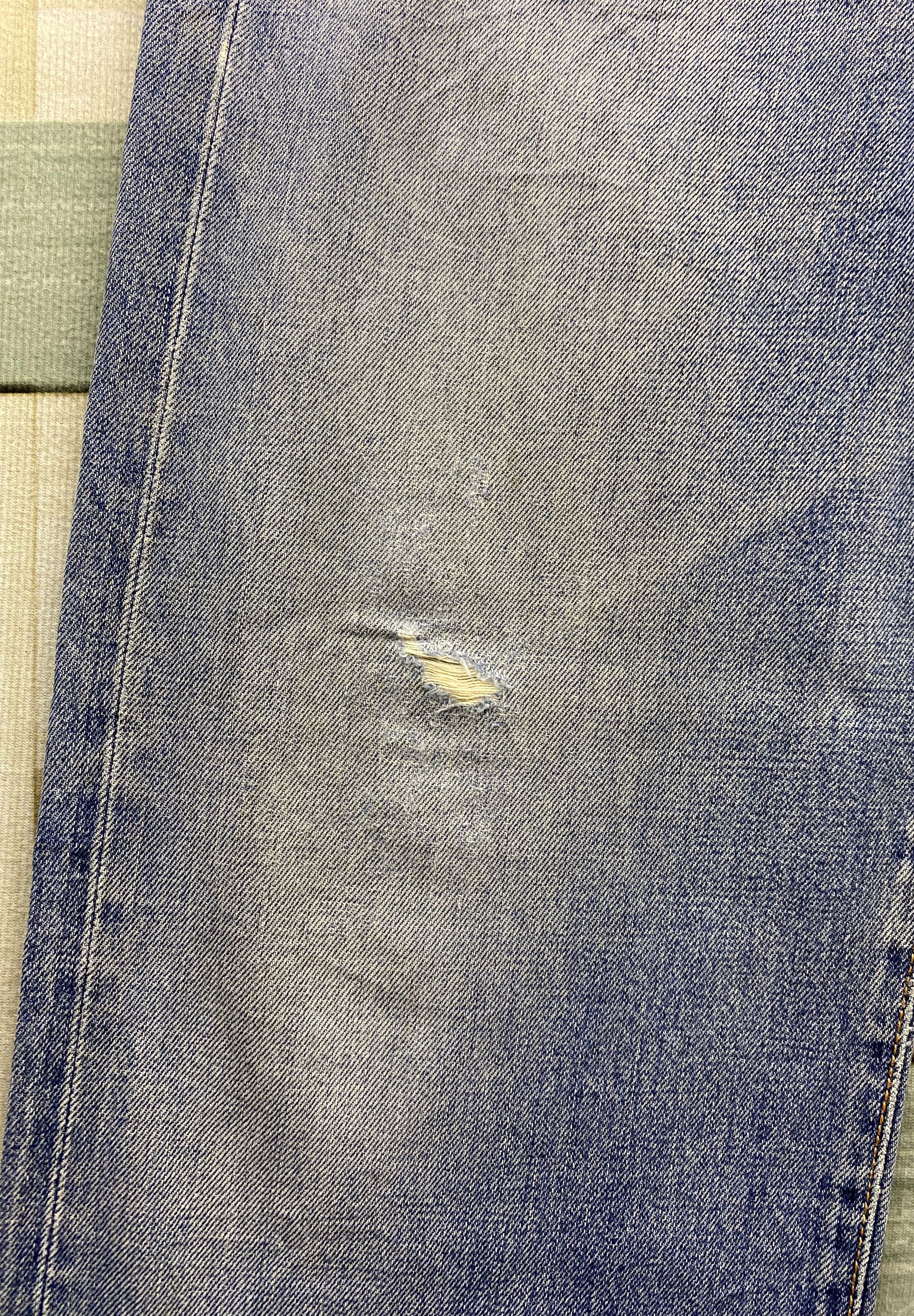 Edwin Vintage Edwin Selvedge Distress Denim Jean Size US 32 / EU 48 - 12 Thumbnail