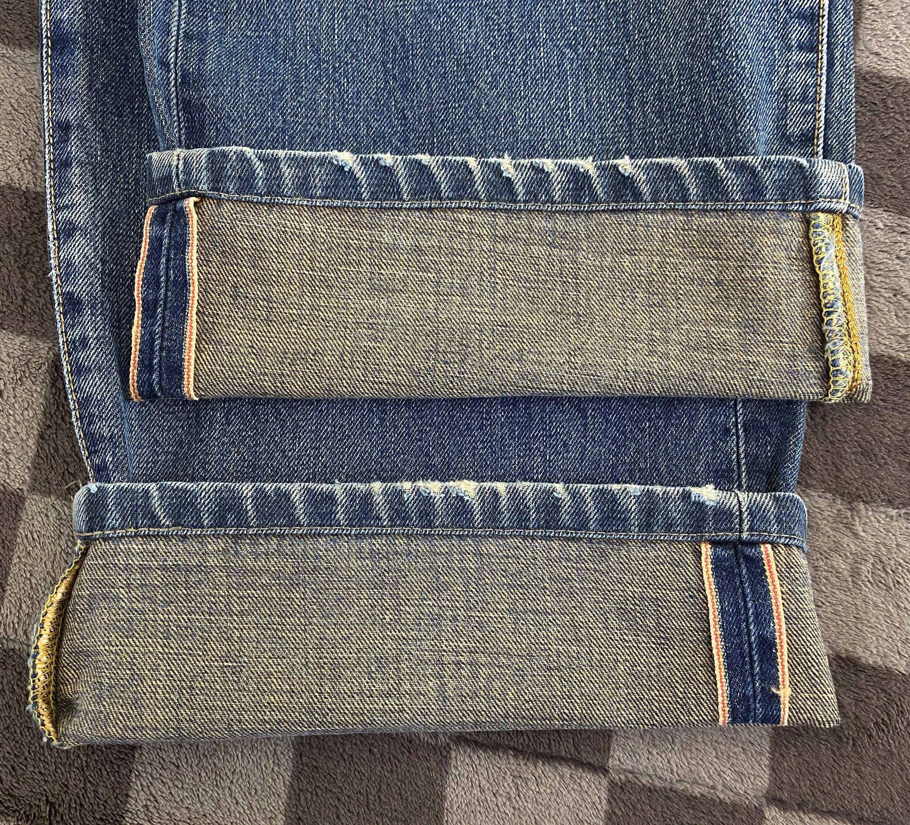 Edwin Vintage Edwin Selvedge Distress Denim Jean Size US 32 / EU 48 - 19 Thumbnail