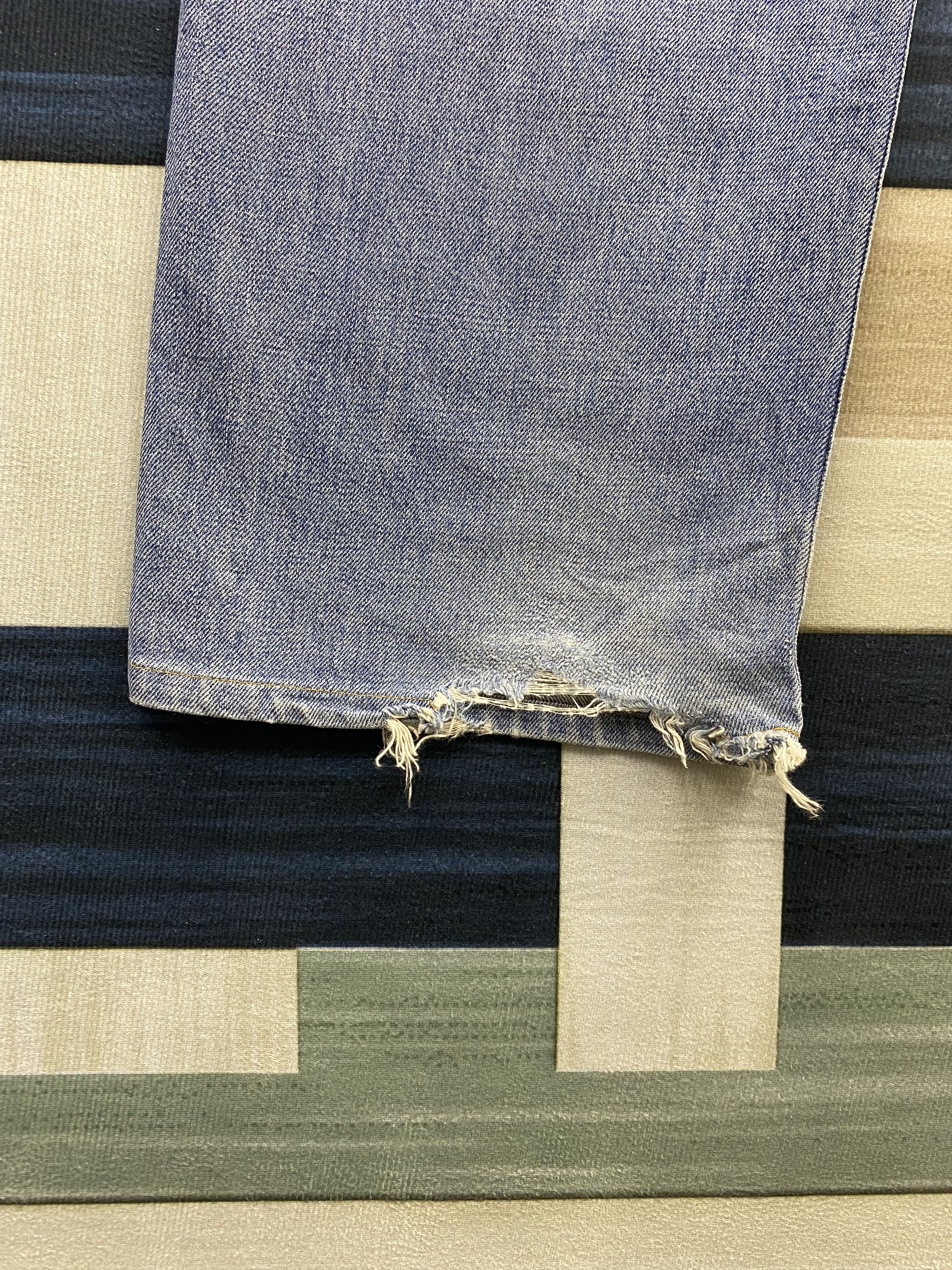 Edwin Vintage Edwin Selvedge Distress Denim Jean Size US 32 / EU 48 - 15 Thumbnail