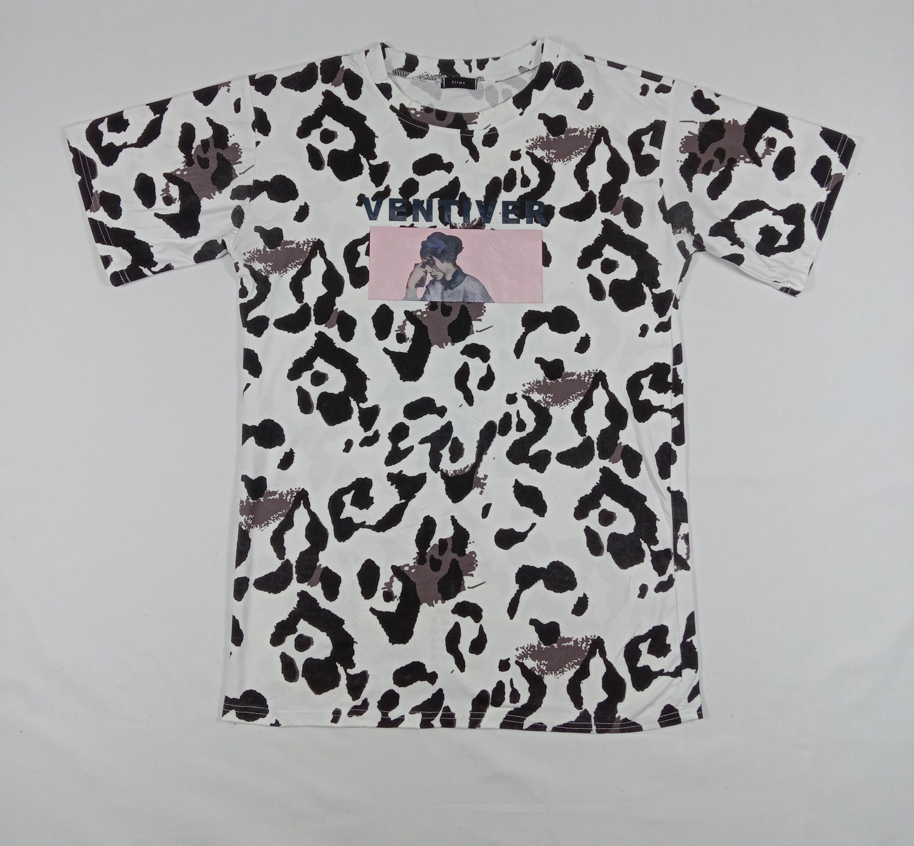 Japanese Brand Fitme 'Ventiver' Camo Design T Shirt Size M / US 6-8 / IT 42-44 - 1 Thumbnail