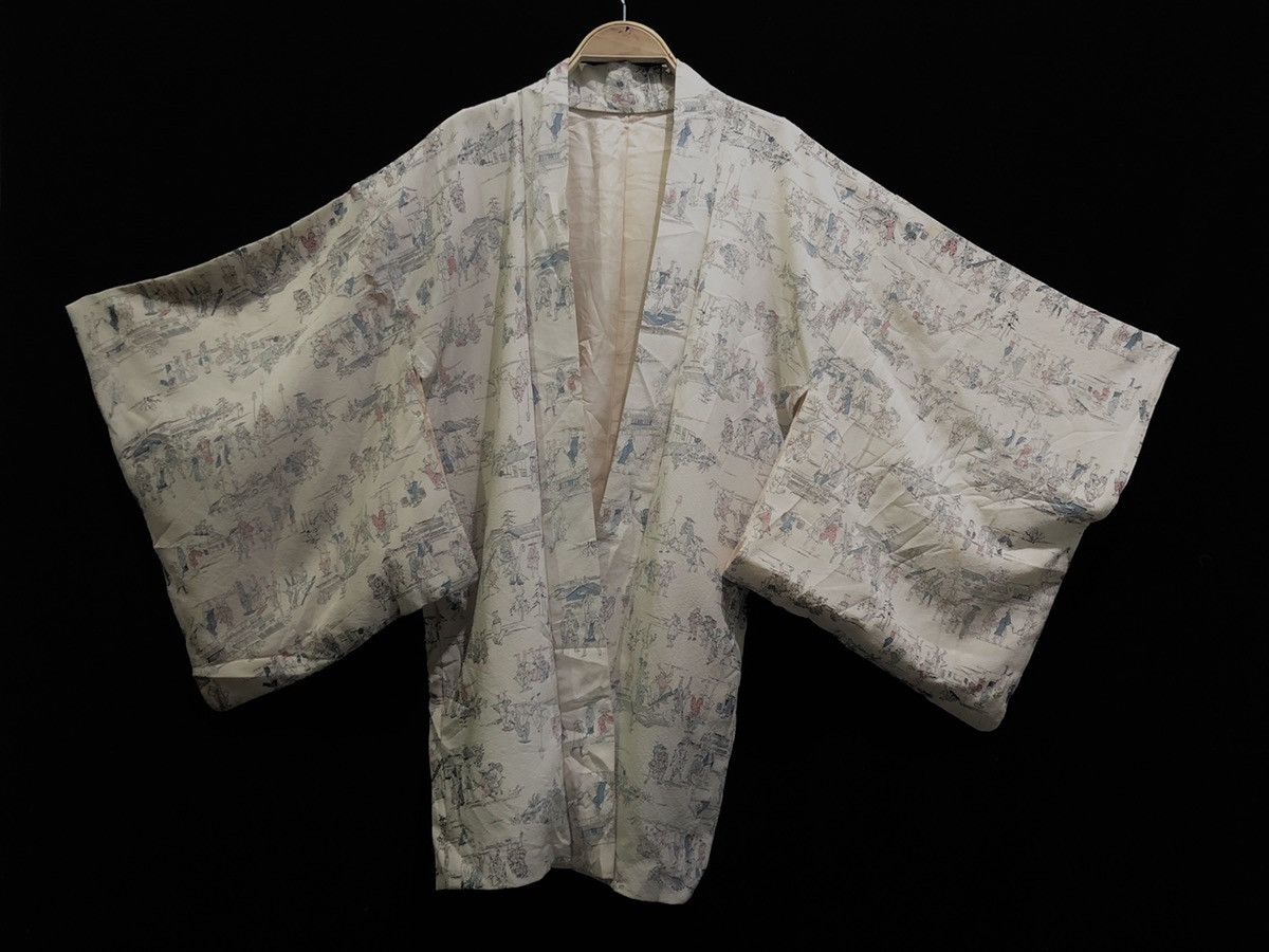 Vintage Cardigan X kimono natural design (Village)