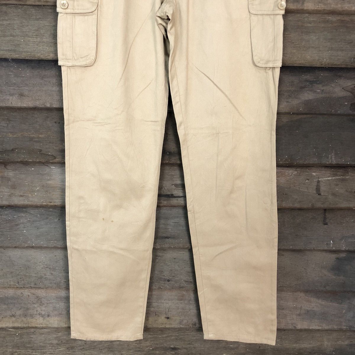 Japanese Brand Japan Brown Multipocket Tactical Cargo Pants #3375 Size US 30 / EU 46 - 3 Thumbnail