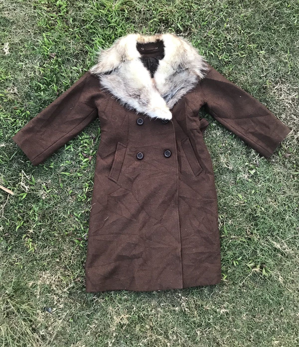 Other GALA grand atelier faux fur wool coat Size US M / EU 48-50 / 2 - 4 Thumbnail