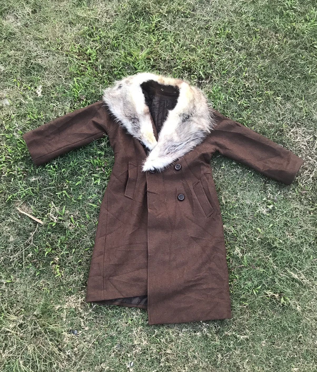 Other GALA grand atelier faux fur wool coat Size US M / EU 48-50 / 2 - 3 Thumbnail