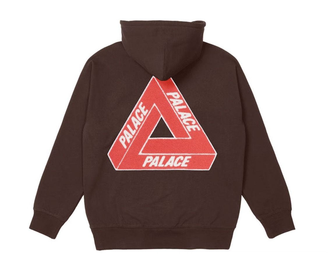Pre-owned Hype X Palace Tri-chenille Hood Brown - Medium In Brown/red