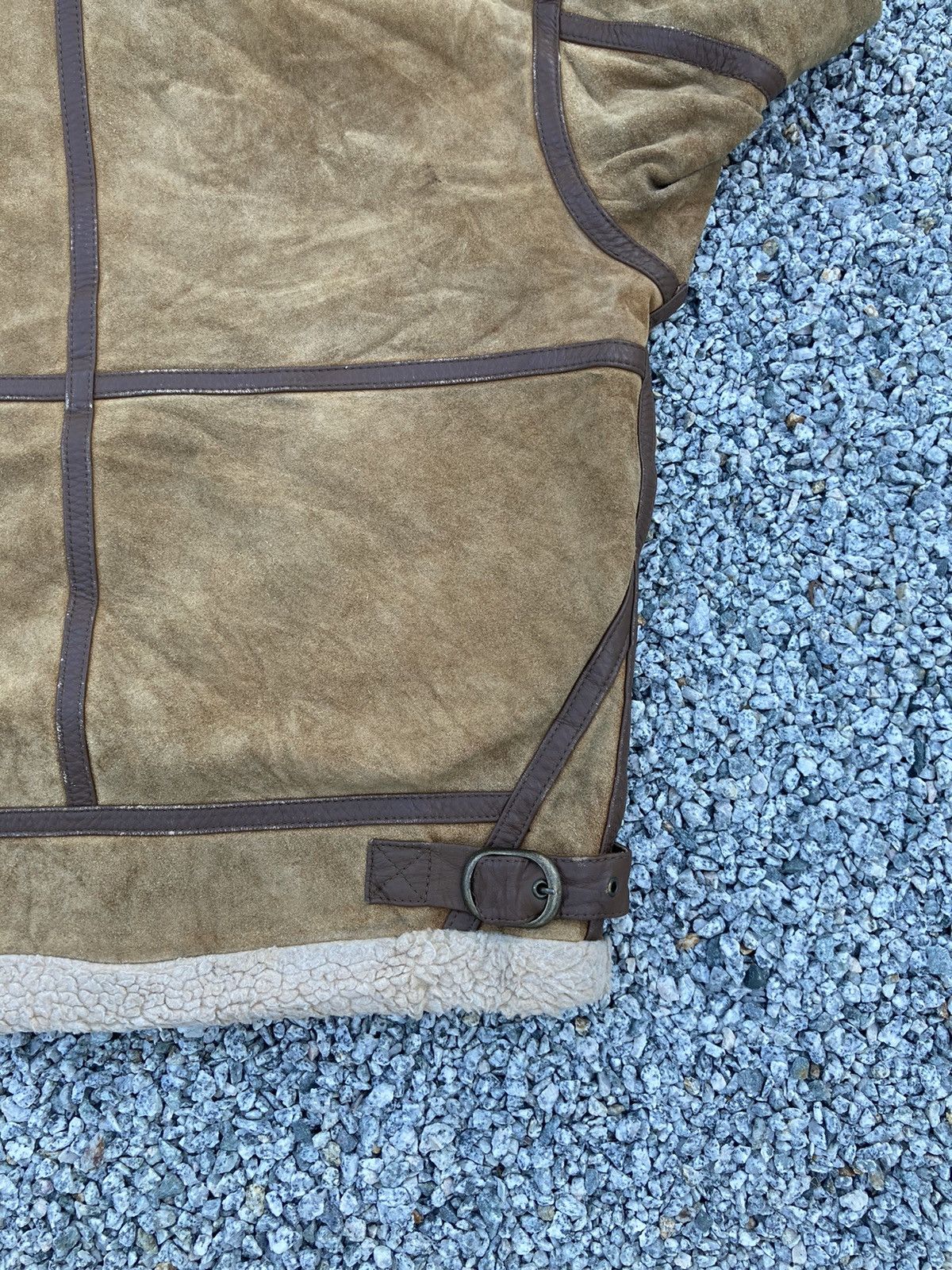 Genuine Leather × Japanese Brand United Worker Shearling Jacket Size US L / EU 52-54 / 3 - 5 Thumbnail