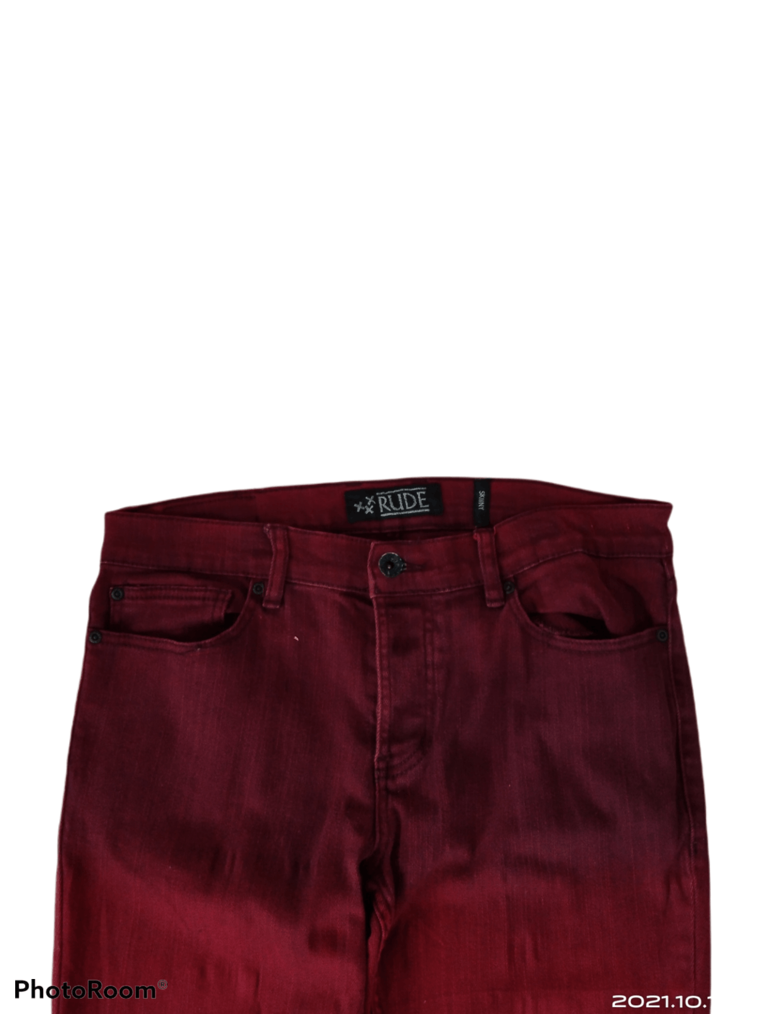 Japanese Brand × Seditionaries RUDE SKINNY TWO TONE DENIM PANTS Size US 32 / EU 48 - 3 Thumbnail
