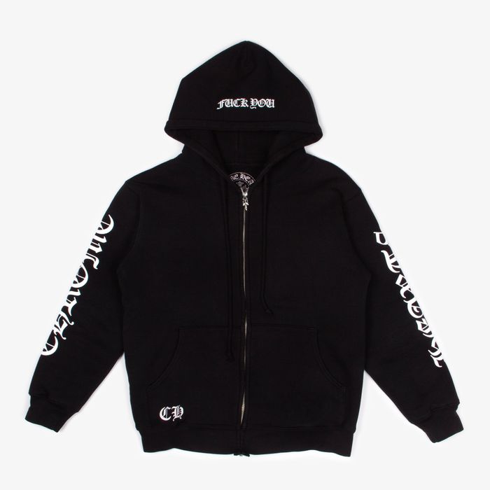 Chrome Hearts CHROME HEARTS THERMAL ZIP UP HOODIE | Grailed