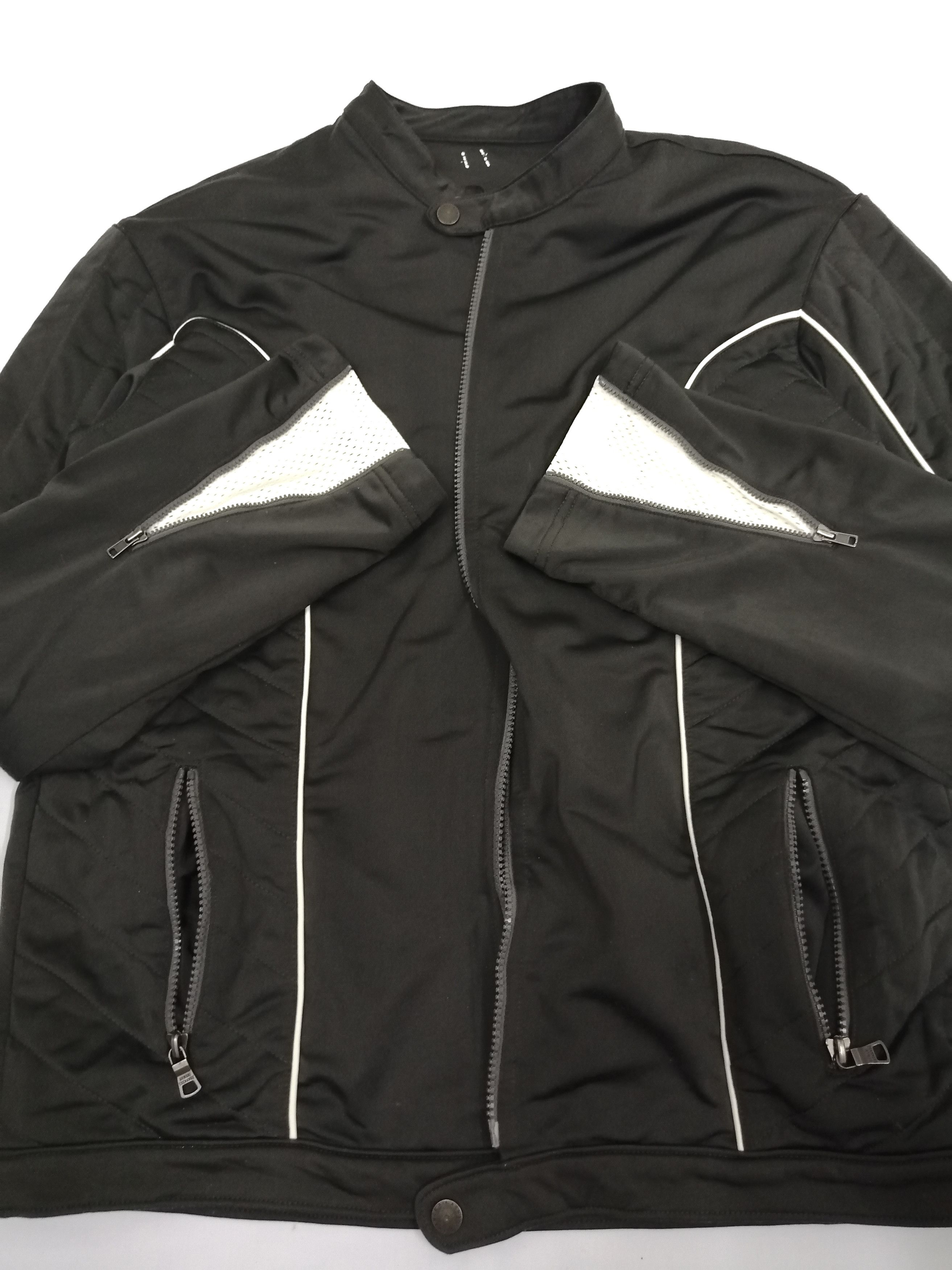 Armani × Armani Exchange Armani Exchange Quilted Padded Polyester Bikers Jacket Size US M / EU 48-50 / 2 - 6 Thumbnail