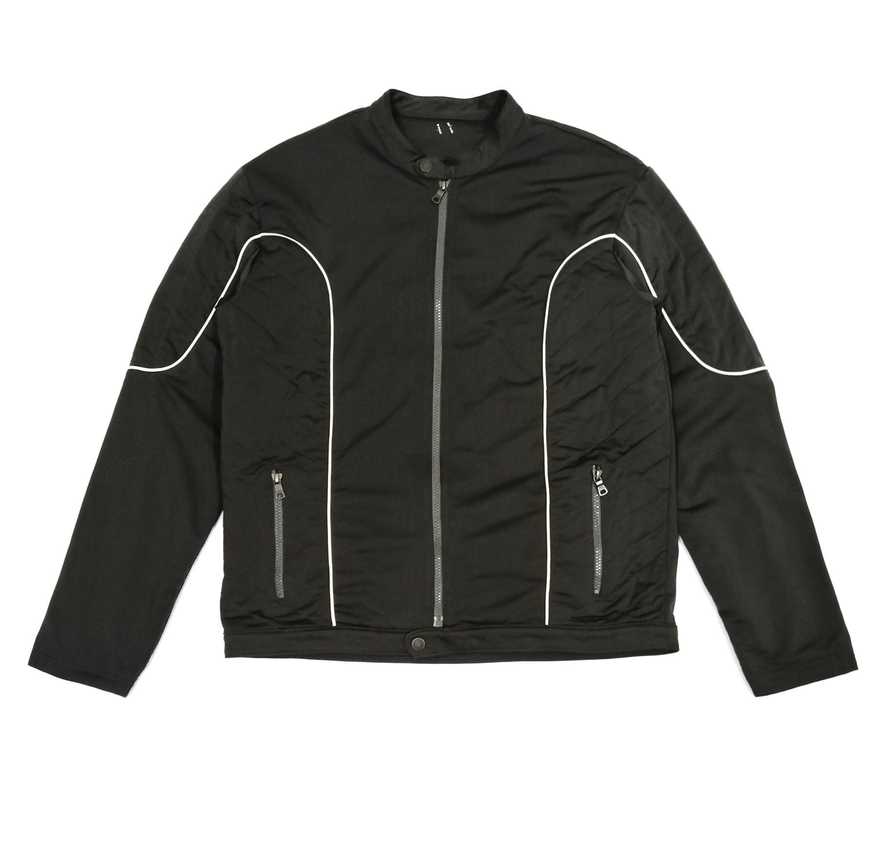 Armani × Armani Exchange Armani Exchange Quilted Padded Polyester Bikers Jacket Size US M / EU 48-50 / 2 - 2 Thumbnail