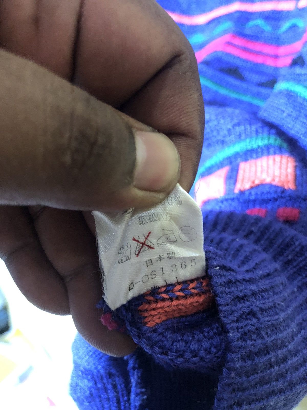 Japanese Brand × Vintage Palls Pyra multicolour knitwear sweater Coogi inspired Size US S / EU 44-46 / 1 - 6 Thumbnail