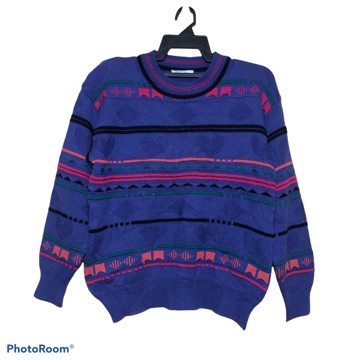 Japanese Brand × Vintage Palls Pyra multicolour knitwear sweater Coogi inspired Size US S / EU 44-46 / 1 - 1 Thumbnail