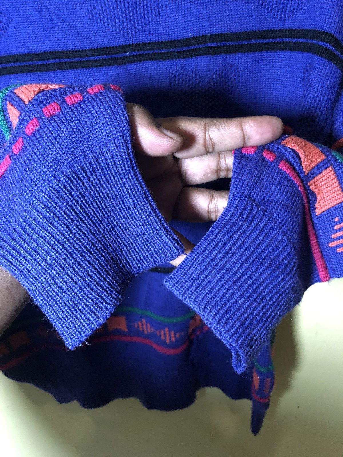 Japanese Brand × Vintage Palls Pyra multicolour knitwear sweater Coogi inspired Size US S / EU 44-46 / 1 - 5 Thumbnail