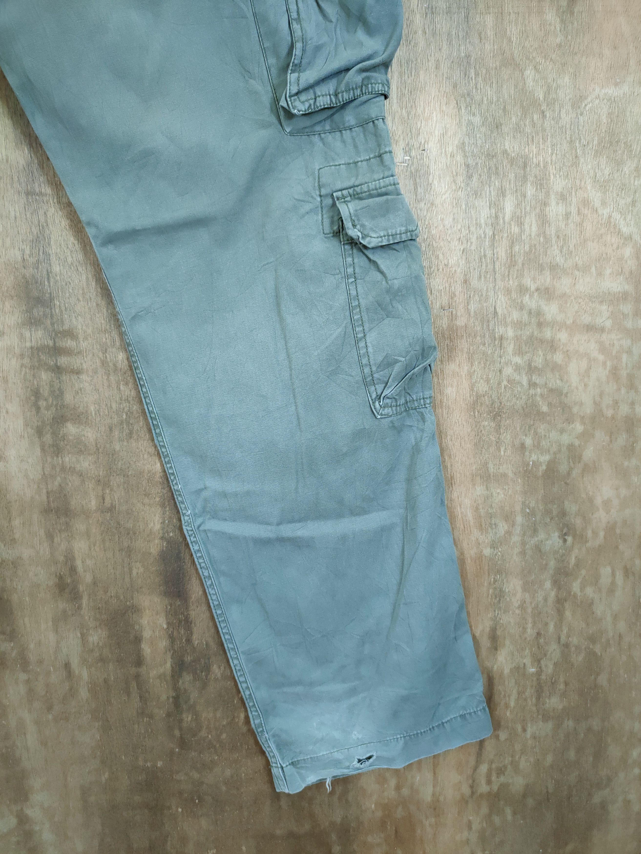 Japanese Brand D Surplus green utility multipocket cargo pants #46-954 Size US 30 / EU 46 - 9 Thumbnail