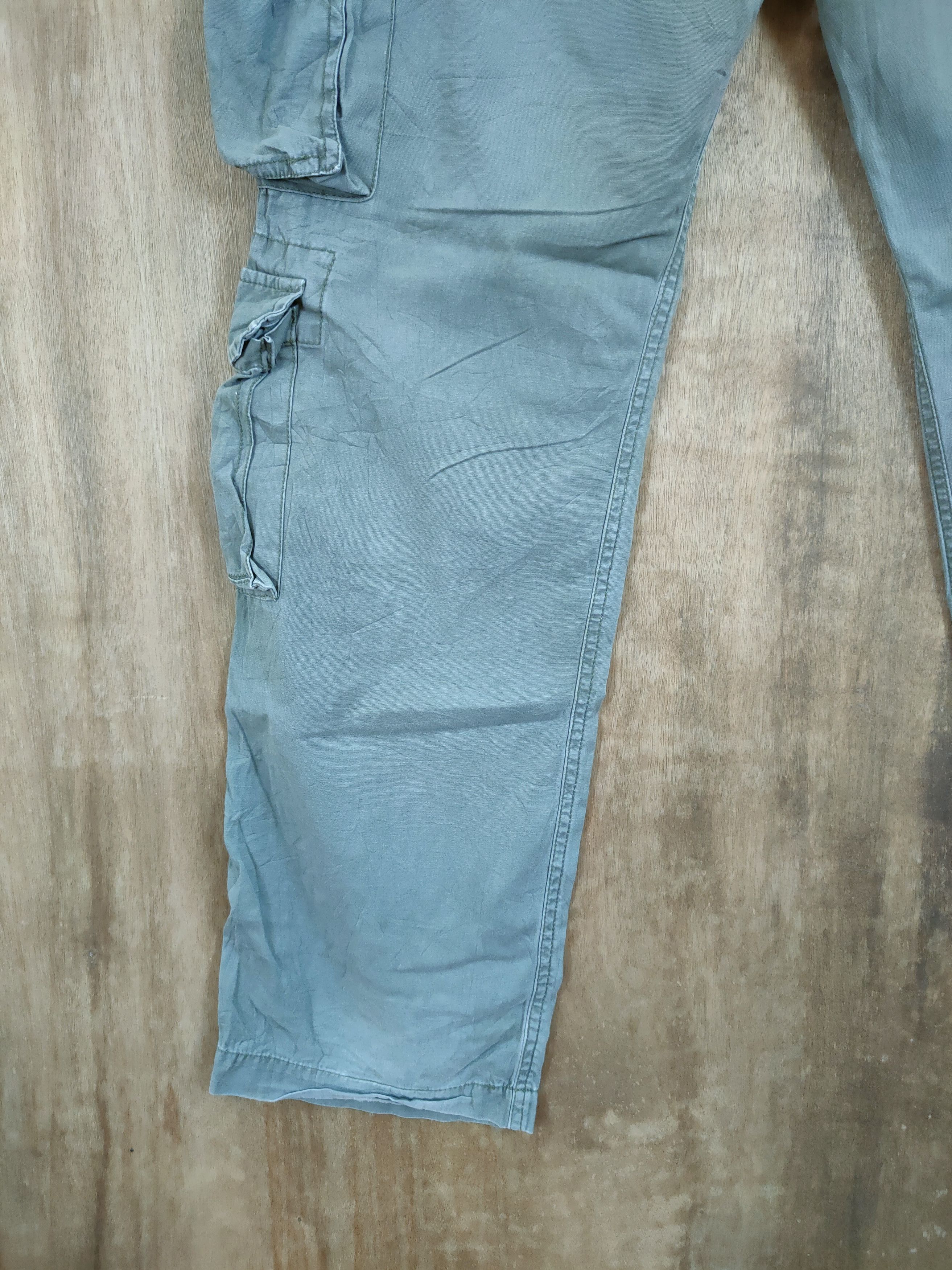 Japanese Brand D Surplus green utility multipocket cargo pants #46-954 Size US 30 / EU 46 - 8 Thumbnail