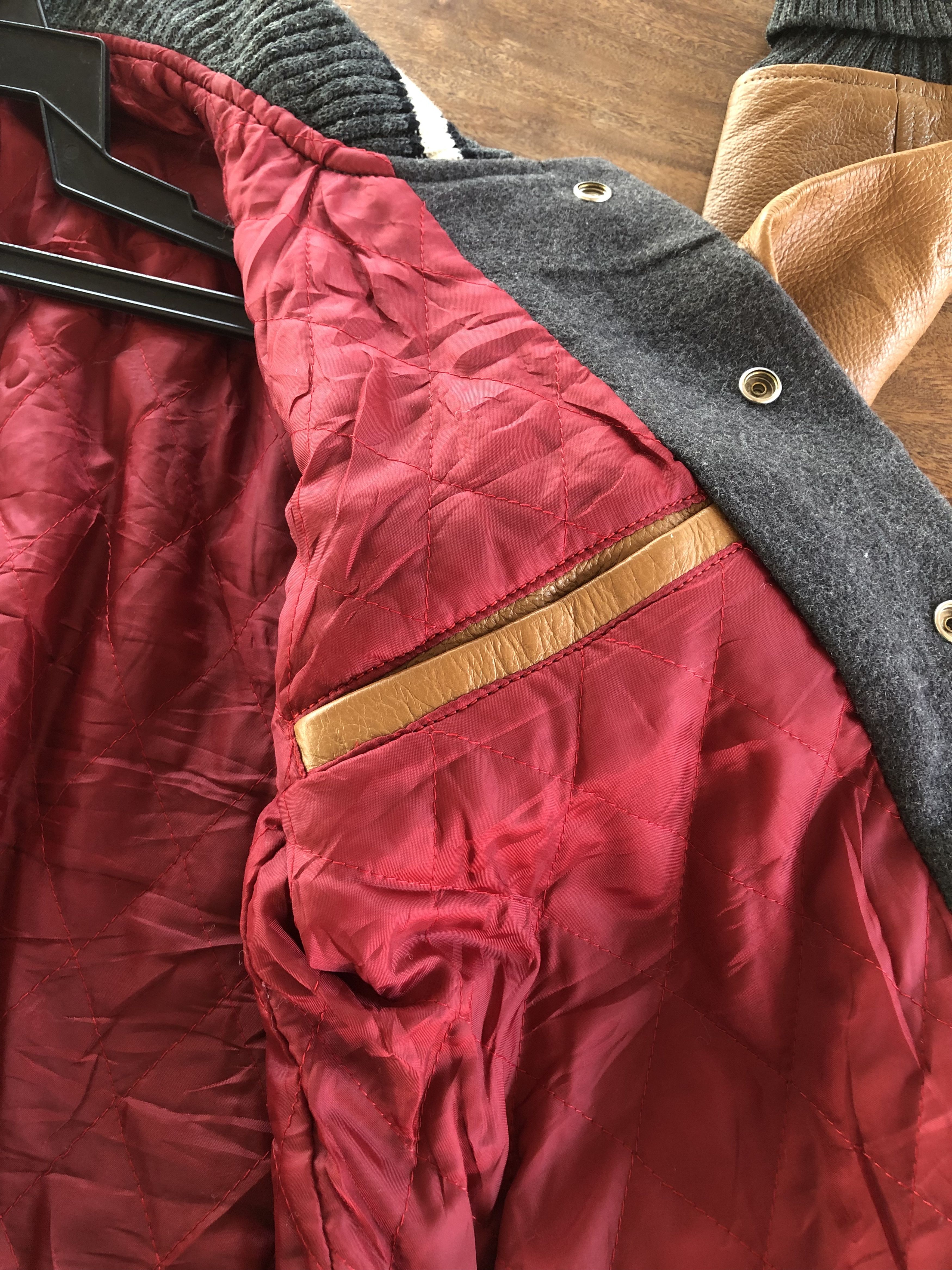 Japanese Brand × Vintage VINTAGE WOOL VARSITY JACKET Size US S / EU 44-46 / 1 - 7 Thumbnail