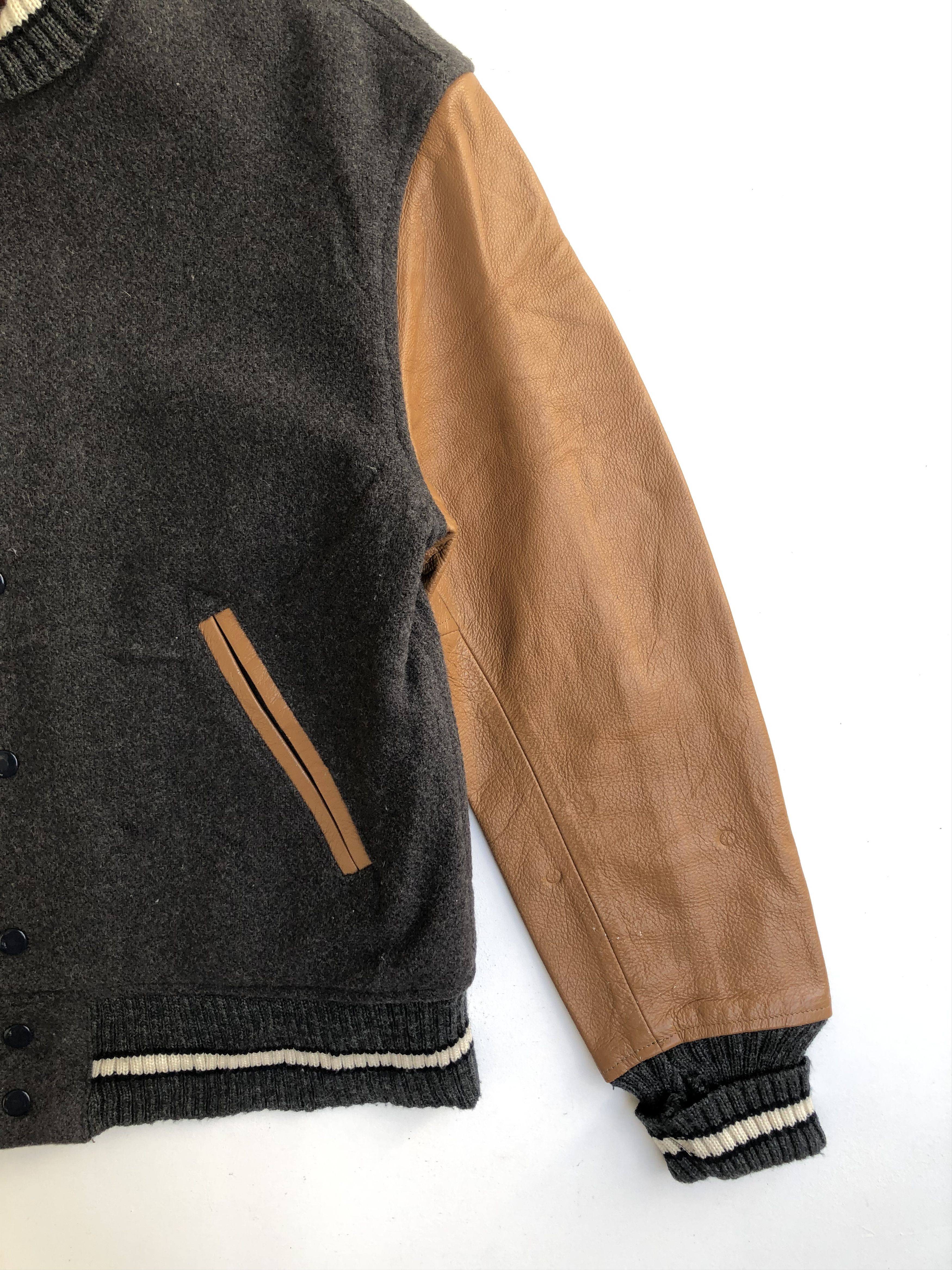 Japanese Brand × Vintage VINTAGE WOOL VARSITY JACKET Size US S / EU 44-46 / 1 - 3 Thumbnail