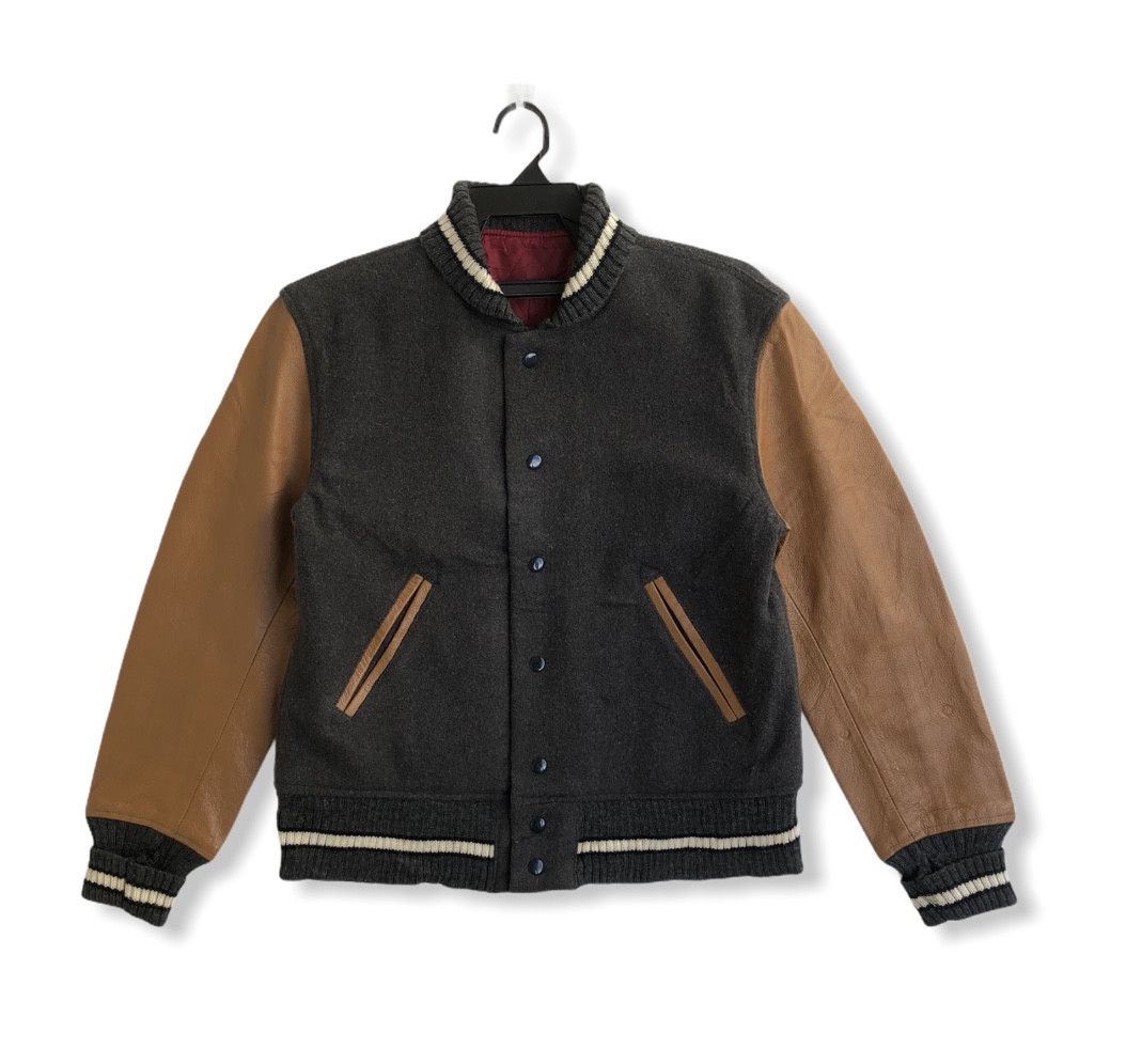 Japanese Brand × Vintage VINTAGE WOOL VARSITY JACKET Size US S / EU 44-46 / 1 - 1 Thumbnail