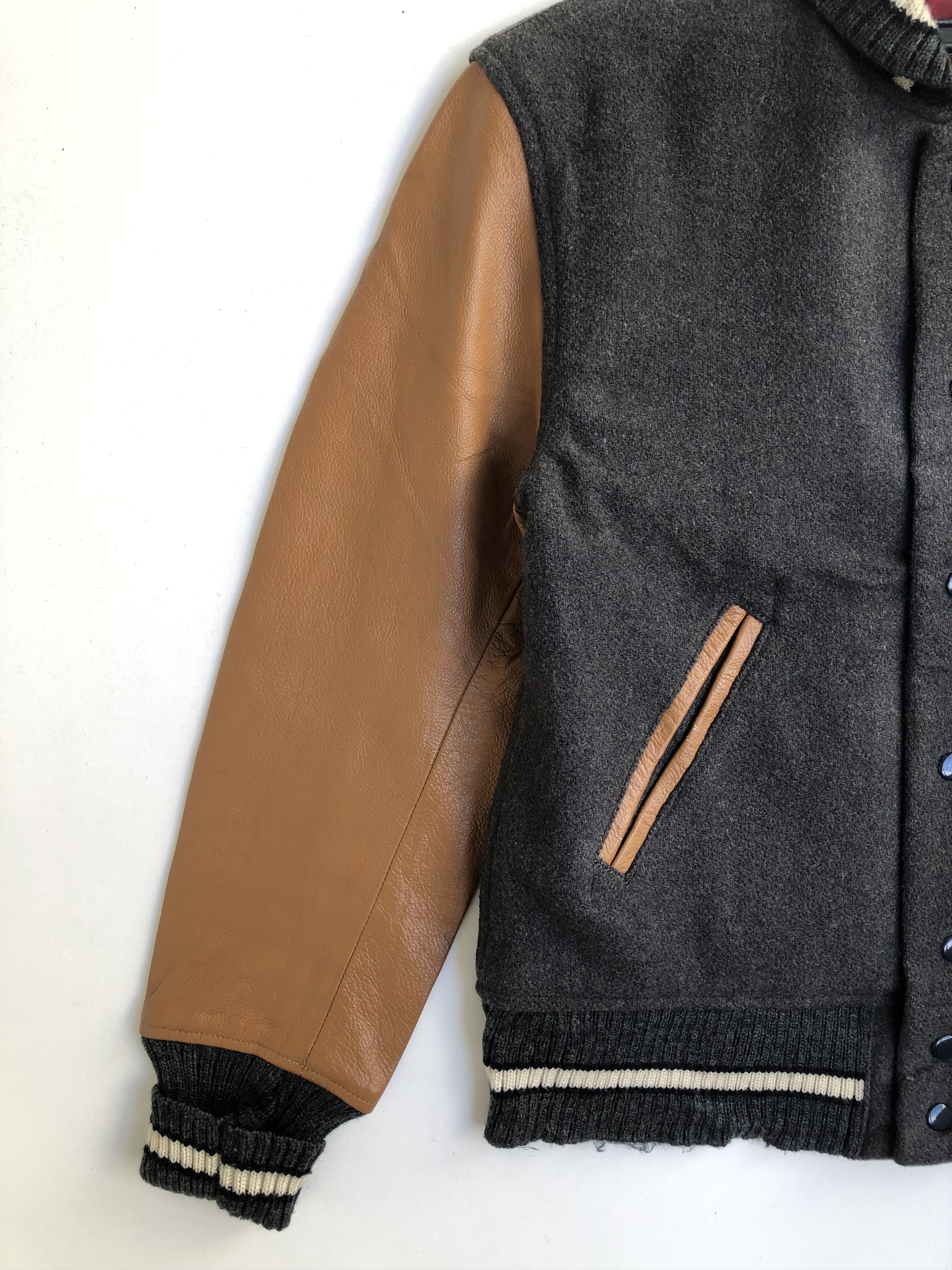 Japanese Brand × Vintage VINTAGE WOOL VARSITY JACKET Size US S / EU 44-46 / 1 - 9 Thumbnail