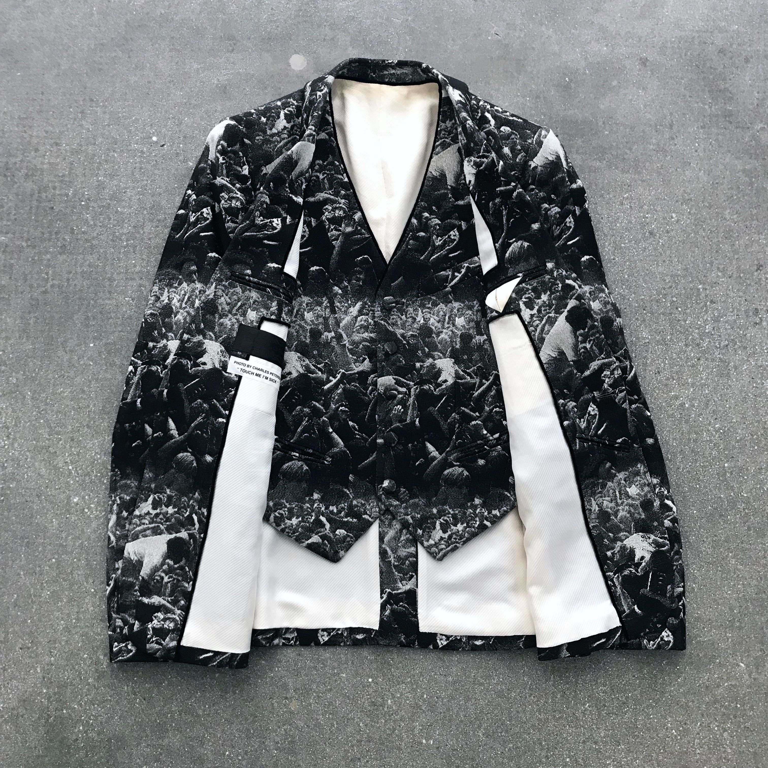 Number (N)ine AW 2009 CHARLES PETERSON "TOUCH ME I'M SICK" BLAZER - SZ 3 Size US L / EU 52-54 / 3 - 2 Thumbnail