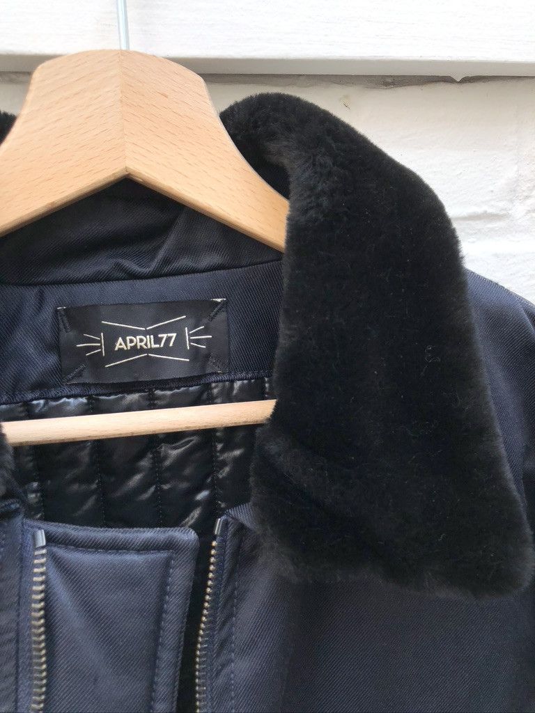 April 77 Vegan Navy Bomber - Faux-fur Jacket Size US S / EU 44-46 / 1 - 3 Thumbnail