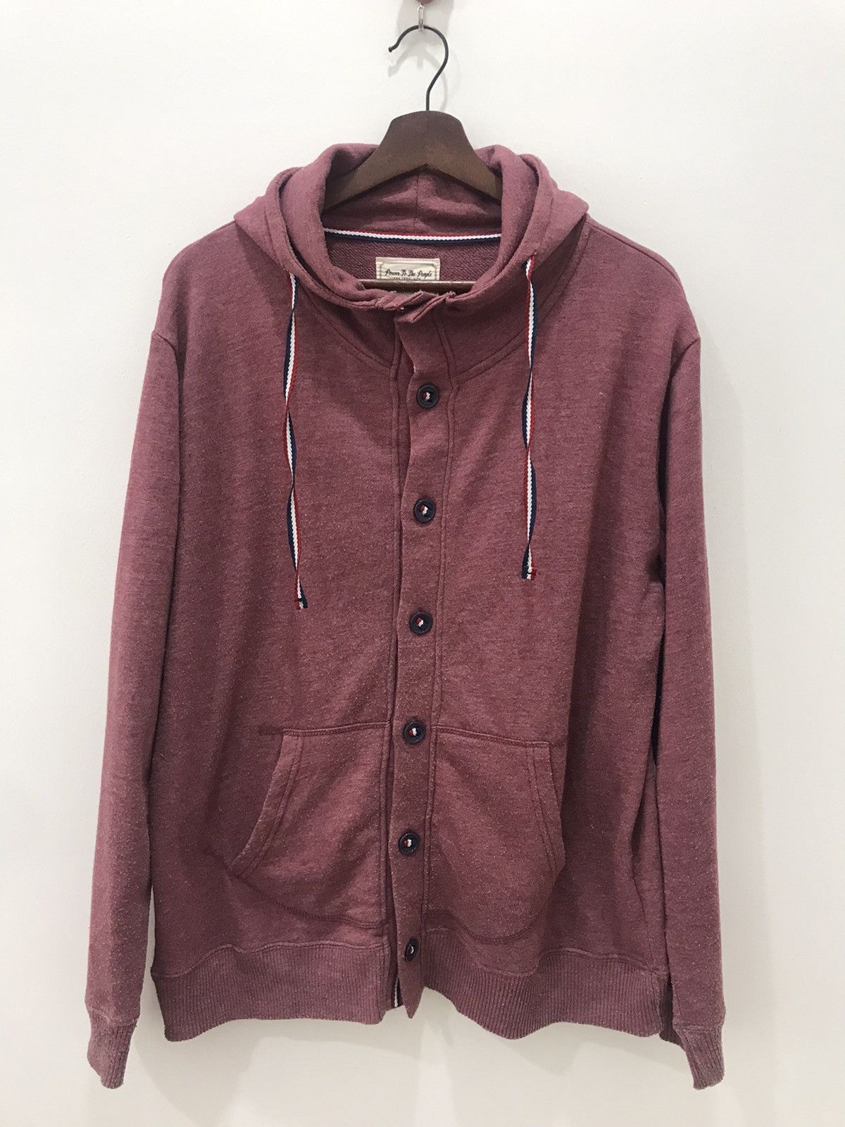 Vintage Hoodies Pullover Drawstring Buttonup Sweater Sweatshirt Grailed
