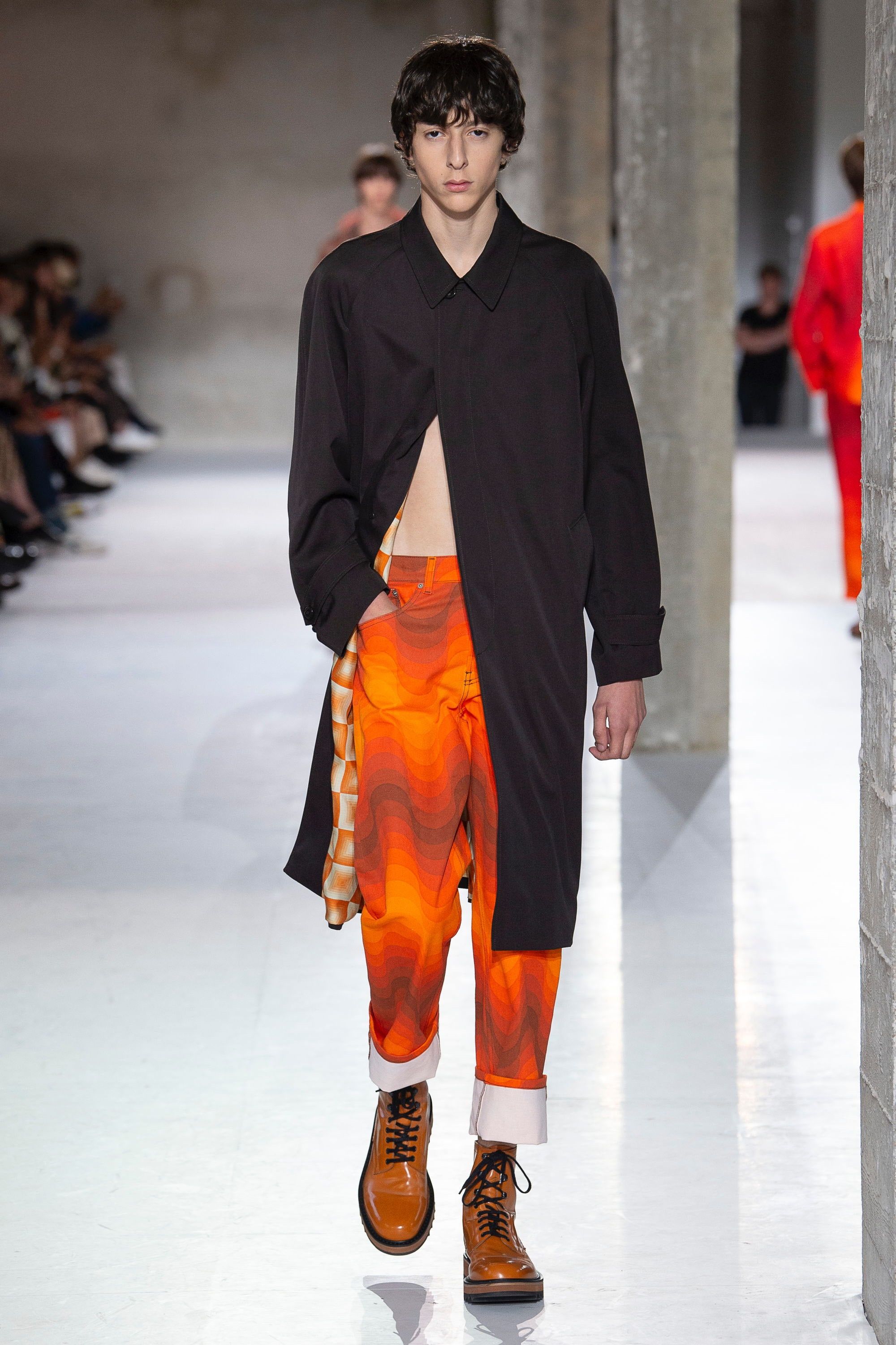 Dries Van Noten LAST ONE ! Verner Panton Orange Waves Size ONE SIZE - 5 Thumbnail
