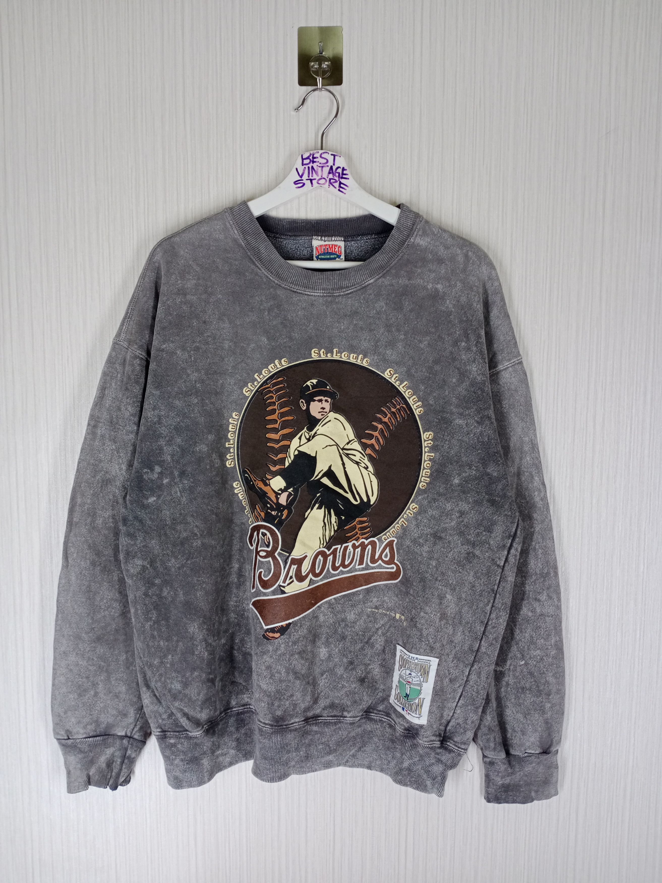 MLB Vintage 1991 St Louis Browns Sweatshirt Size US L / EU 52-54 / 3 - 1 Thumbnail