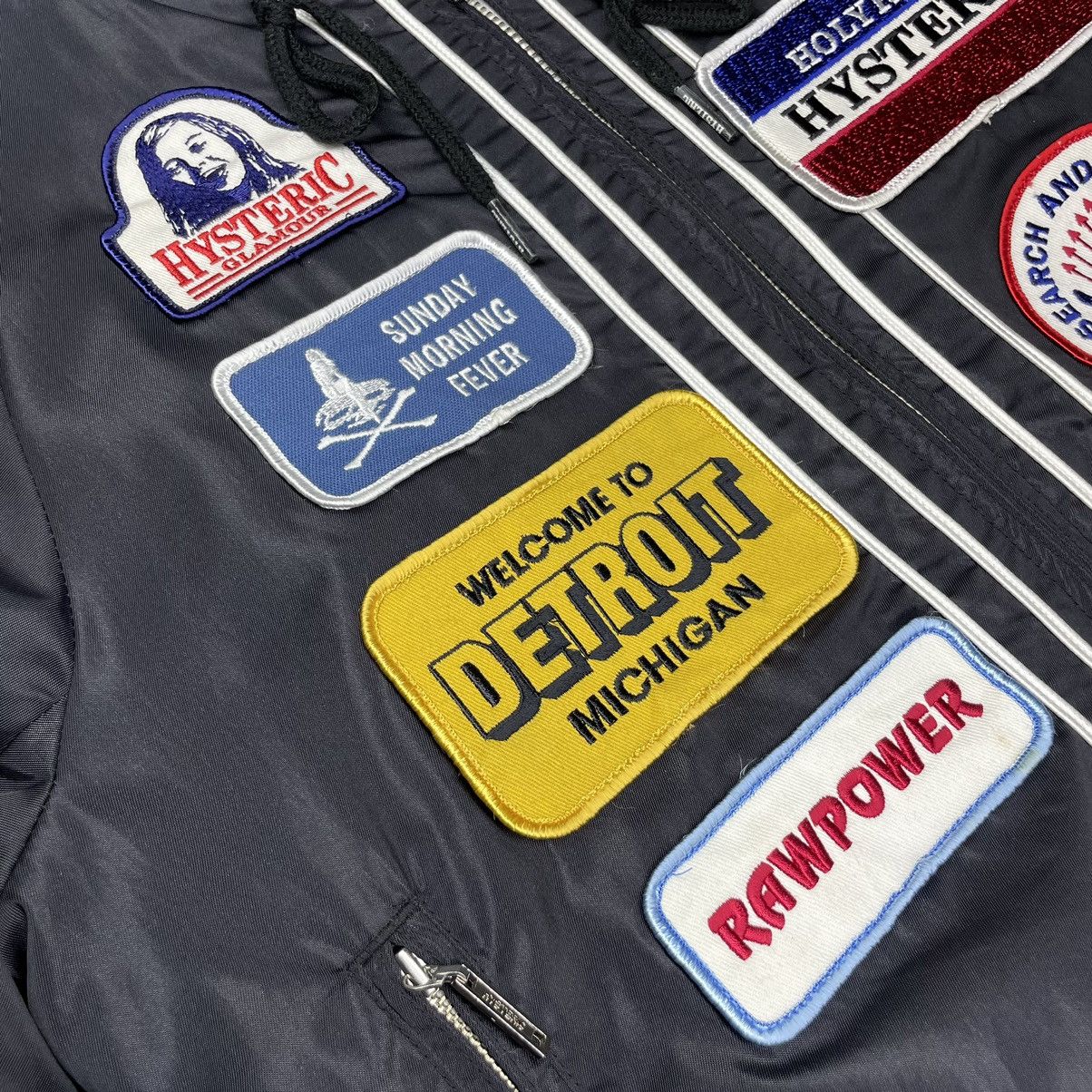 Hysteric Glamour a53 Hysteric Glamour Fullpatch hooded bomber jacket Size US S / EU 44-46 / 1 - 9 Thumbnail