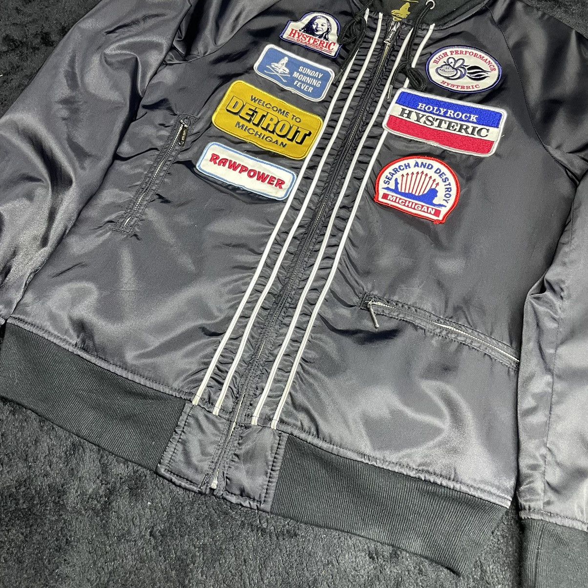 Hysteric Glamour a53 Hysteric Glamour Fullpatch hooded bomber jacket Size US S / EU 44-46 / 1 - 8 Thumbnail