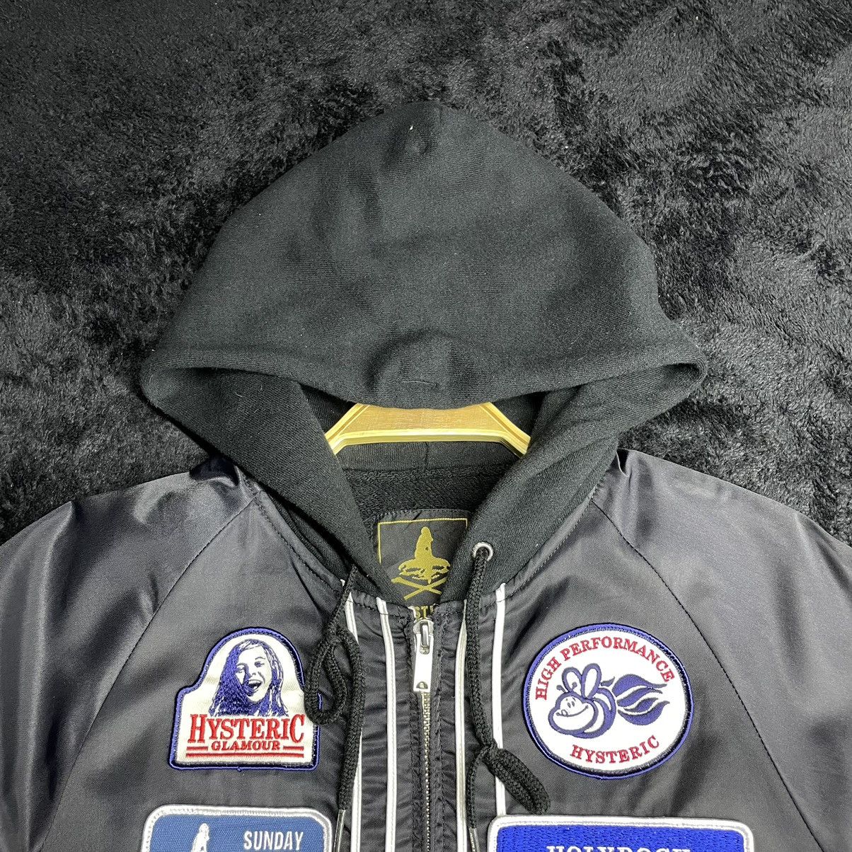 Hysteric Glamour a53 Hysteric Glamour Fullpatch hooded bomber jacket Size US S / EU 44-46 / 1 - 5 Thumbnail