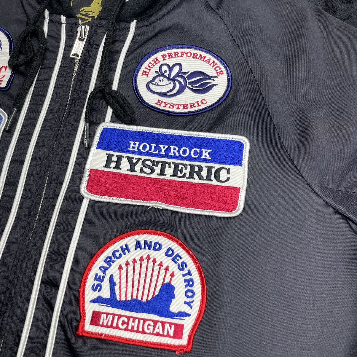 Hysteric Glamour a53 Hysteric Glamour Fullpatch hooded bomber jacket Size US S / EU 44-46 / 1 - 10 Thumbnail